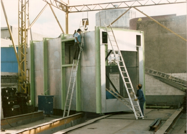 Sección tunel de pretratamiento 