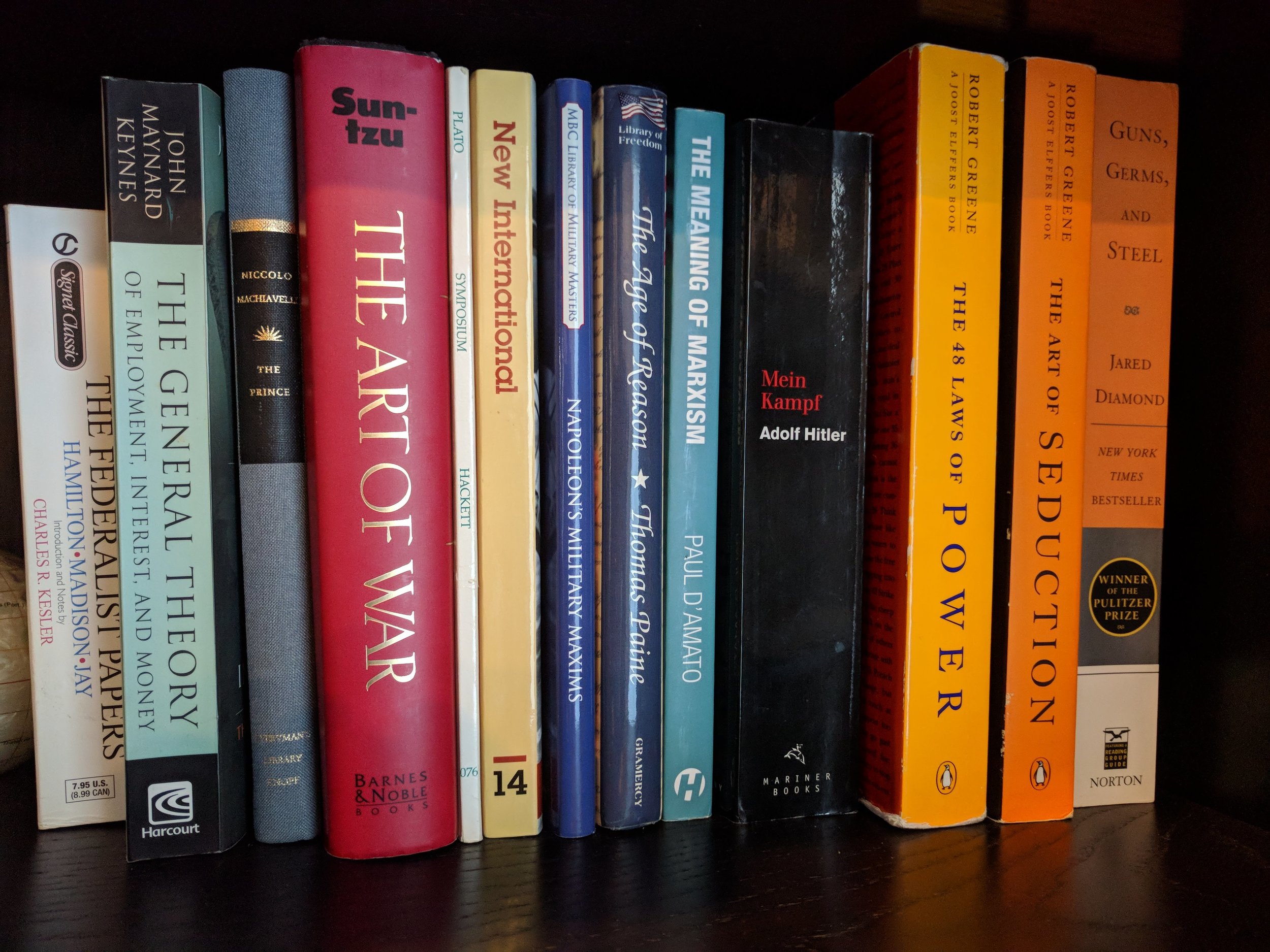 A collection of books that aren’t novels, but were read nevertheless - in some cases many times.