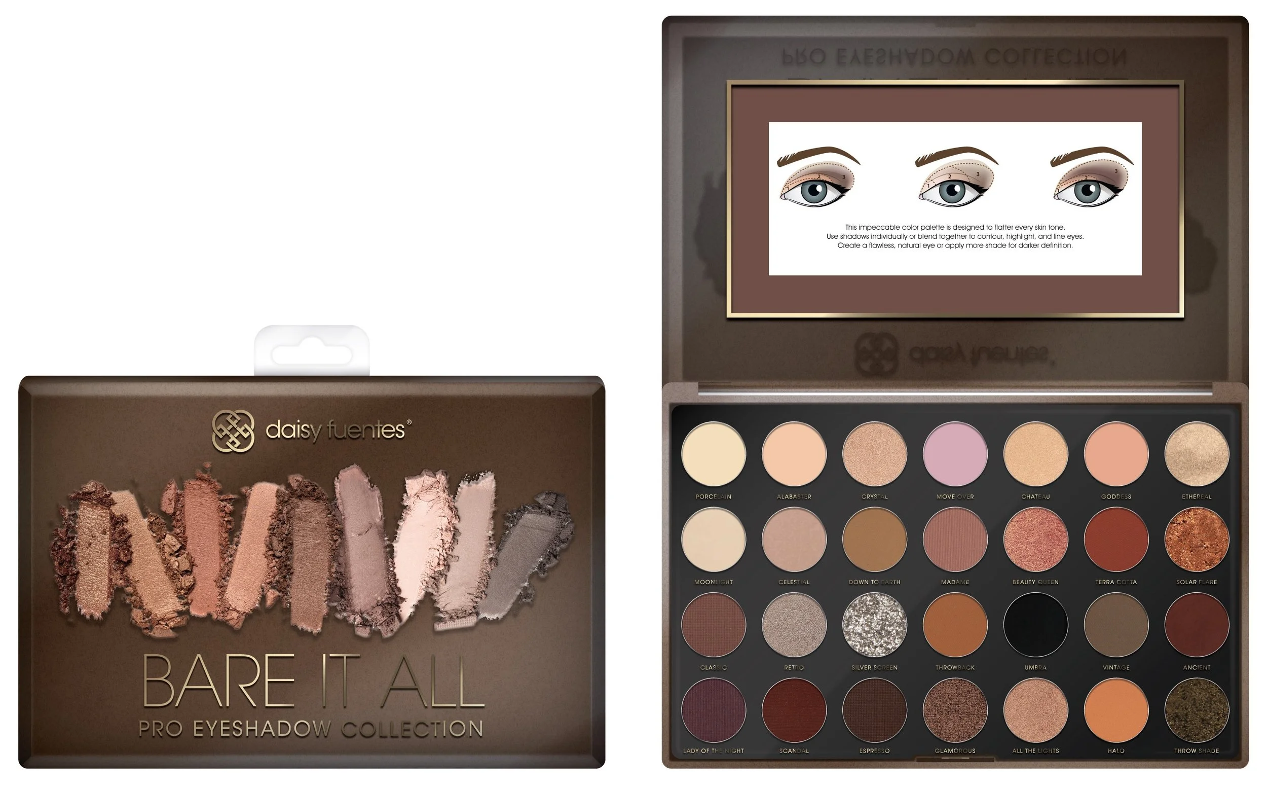  Plastic Eyeshadow Palette 
