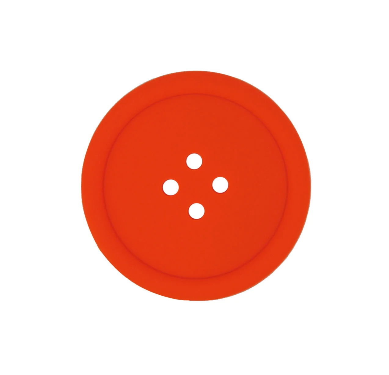 Orange Sewing Button