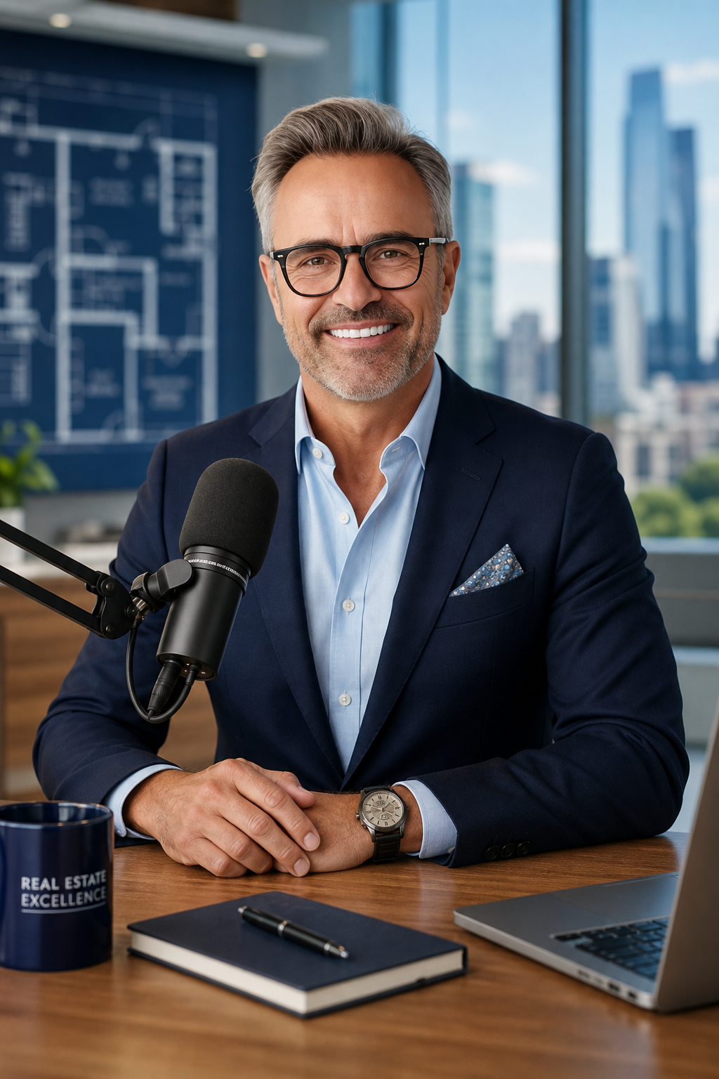 A commercial real estate syndicator and general partner utilizing a professional podcast guest booking agency to share underwriting insights and attract LP capital.