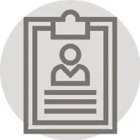 Step 1 in the podcast guest booking process Expert bookers logo