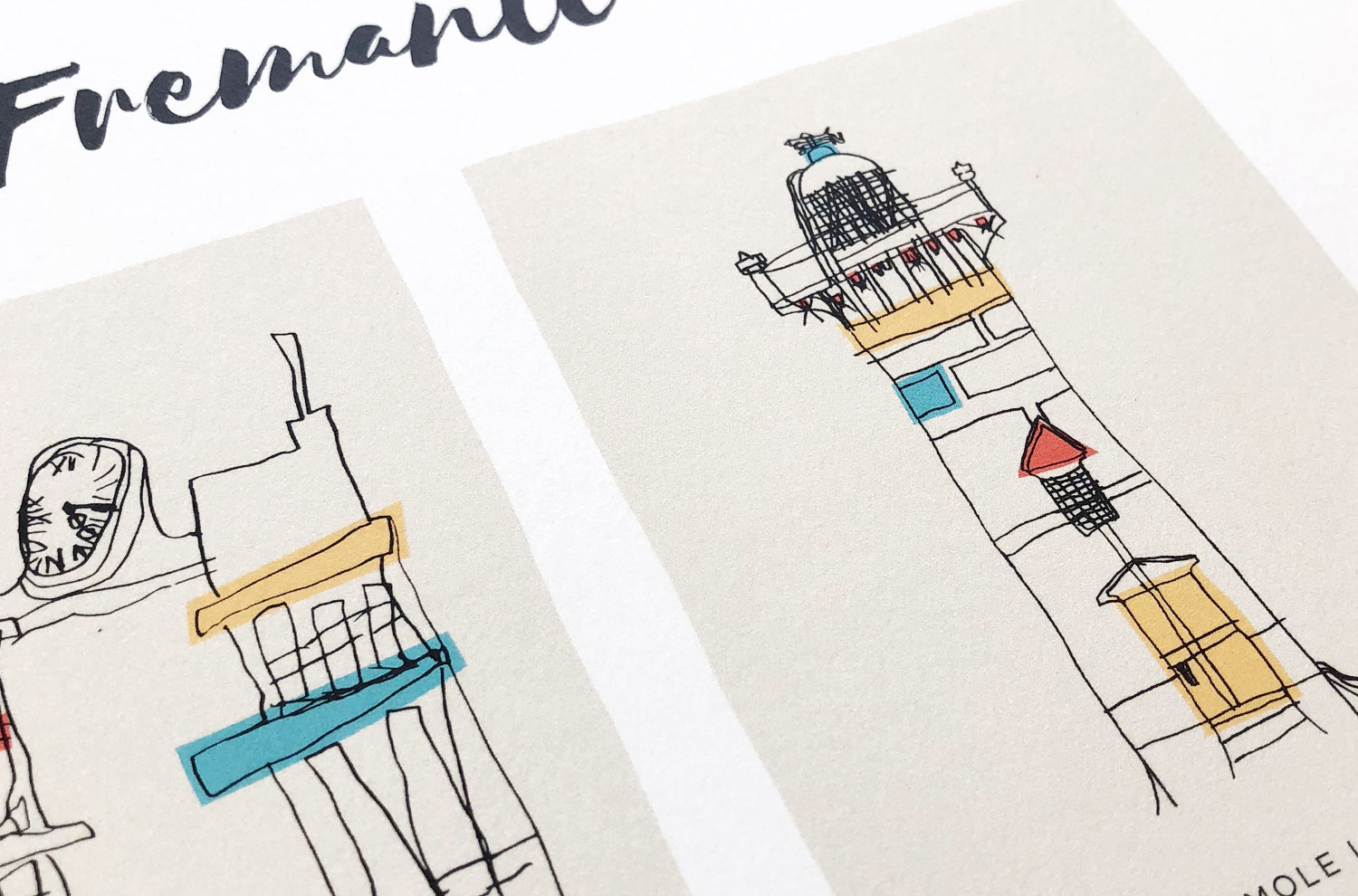 Fremantle art print detail
