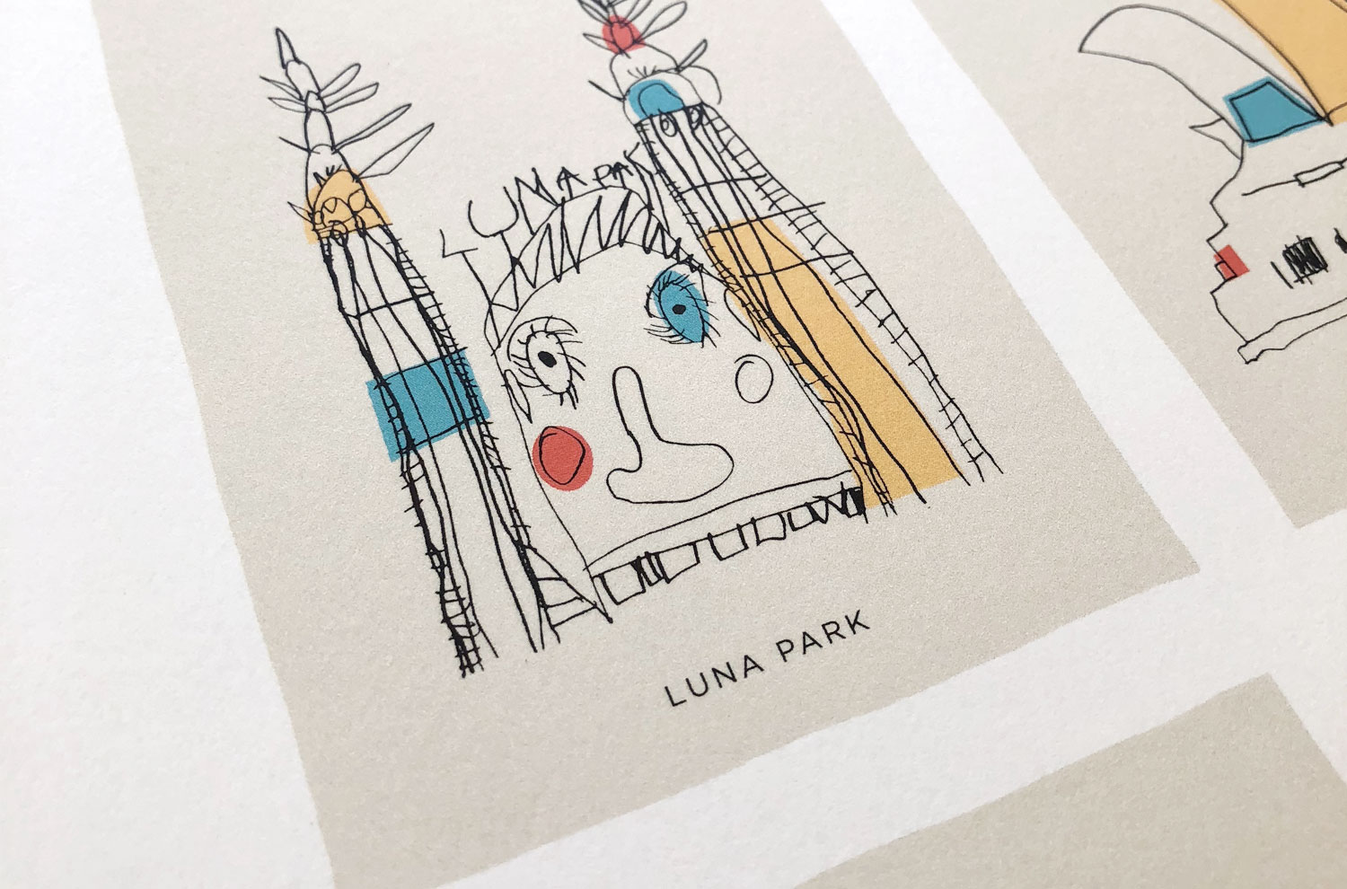 Sydney art print detail