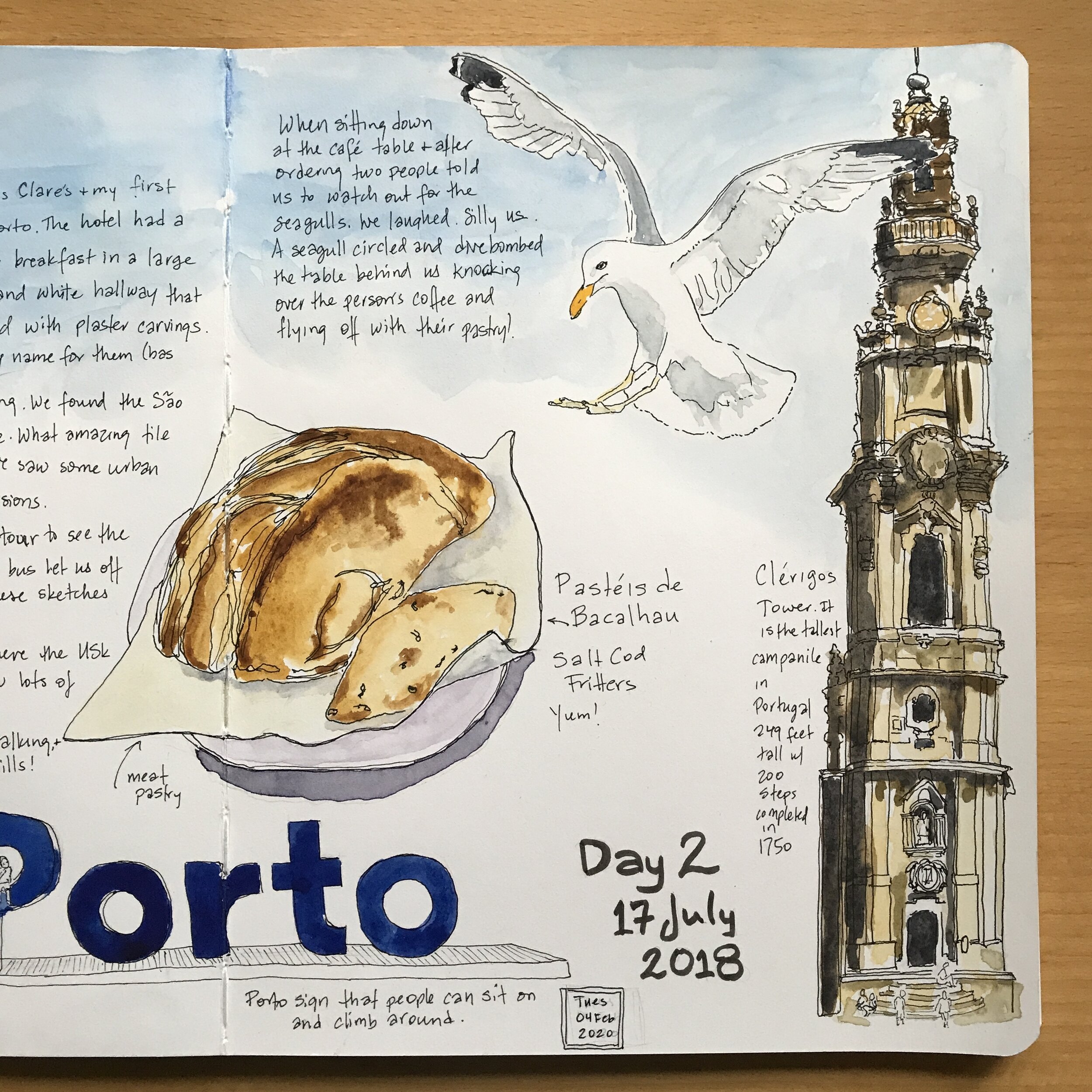 Porto Travel Journal Page