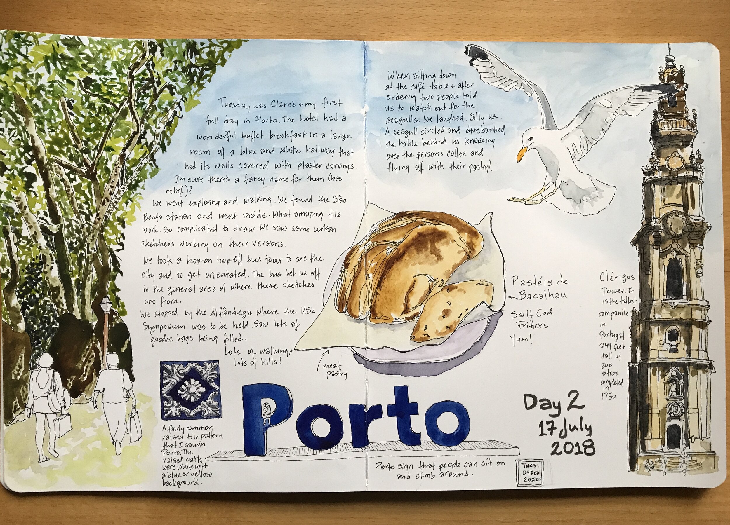 Porto Travel Journal Page