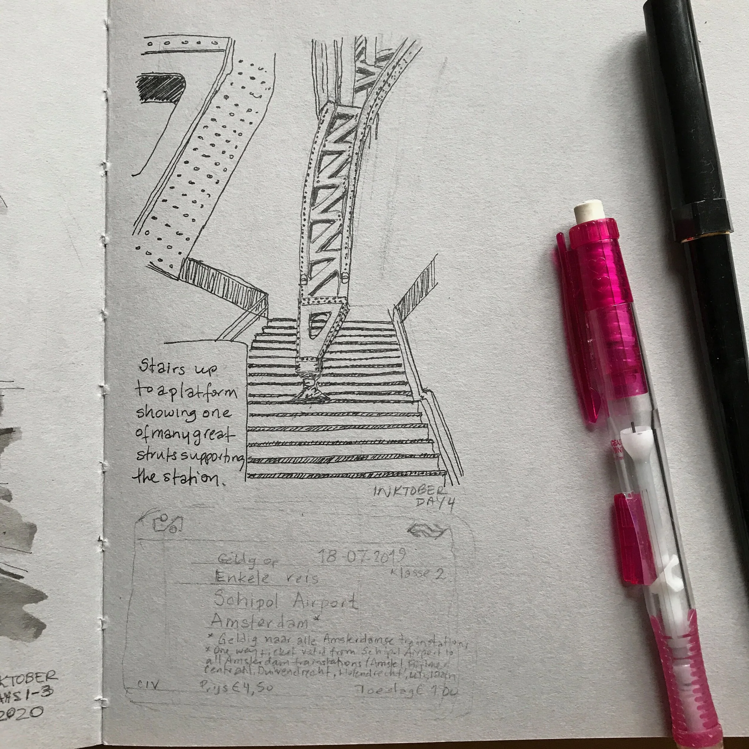 Drawing Amsterdam Dailies, Day 4 - 04 October 2020