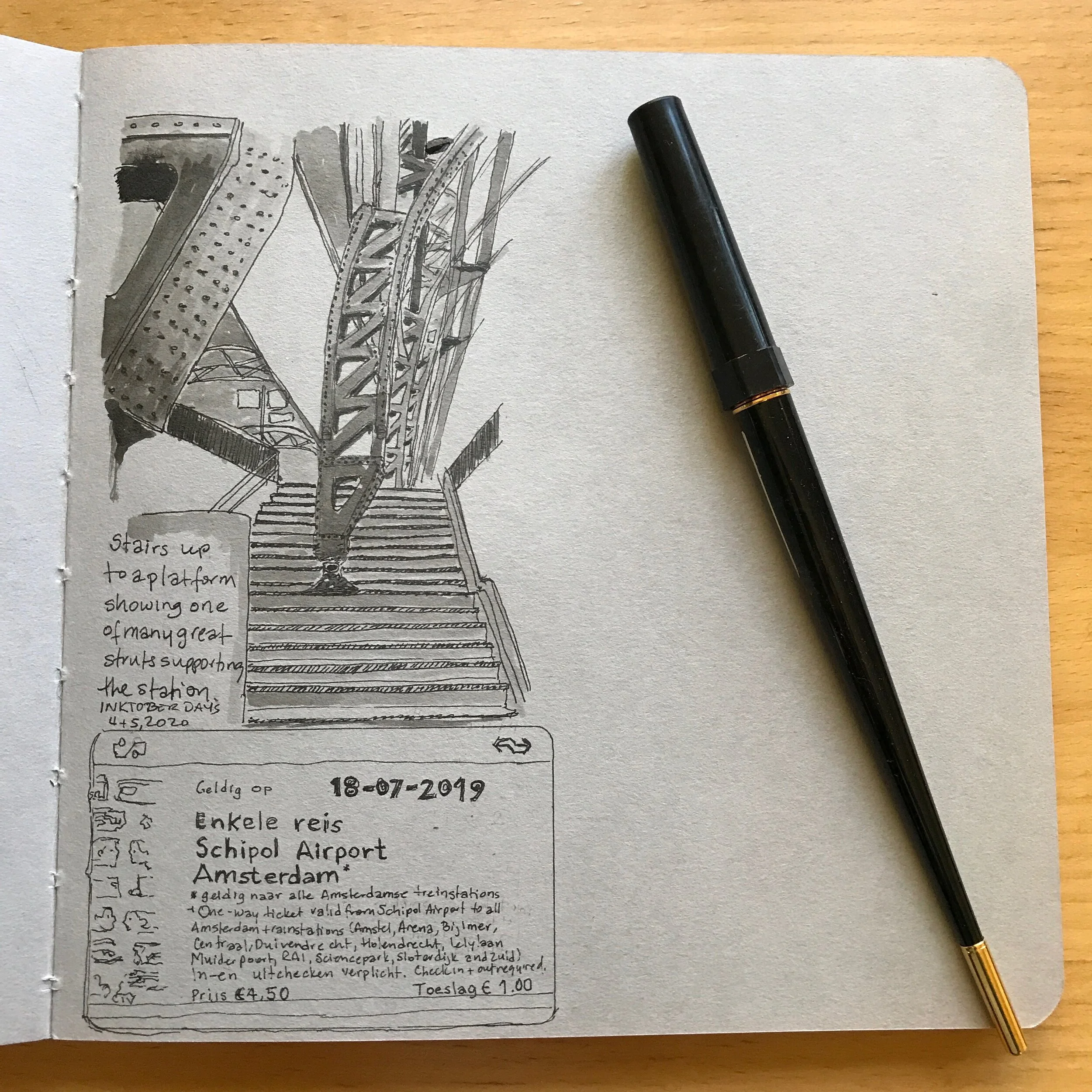 Drawing Amsterdam Dailies, Day 5 - 05 October 2020