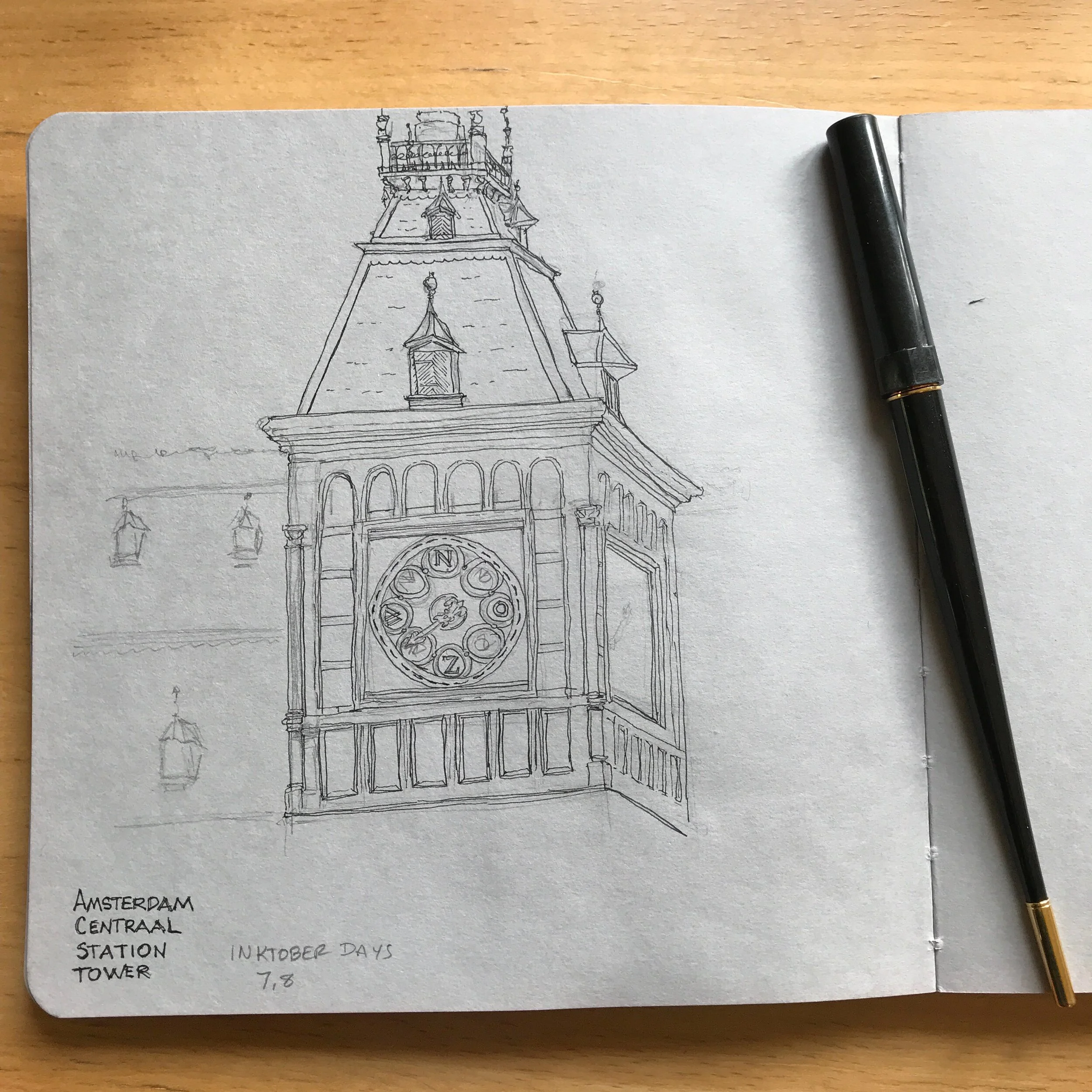 Drawing Amsterdam Dailies, Day 8 - 08 October 2020
