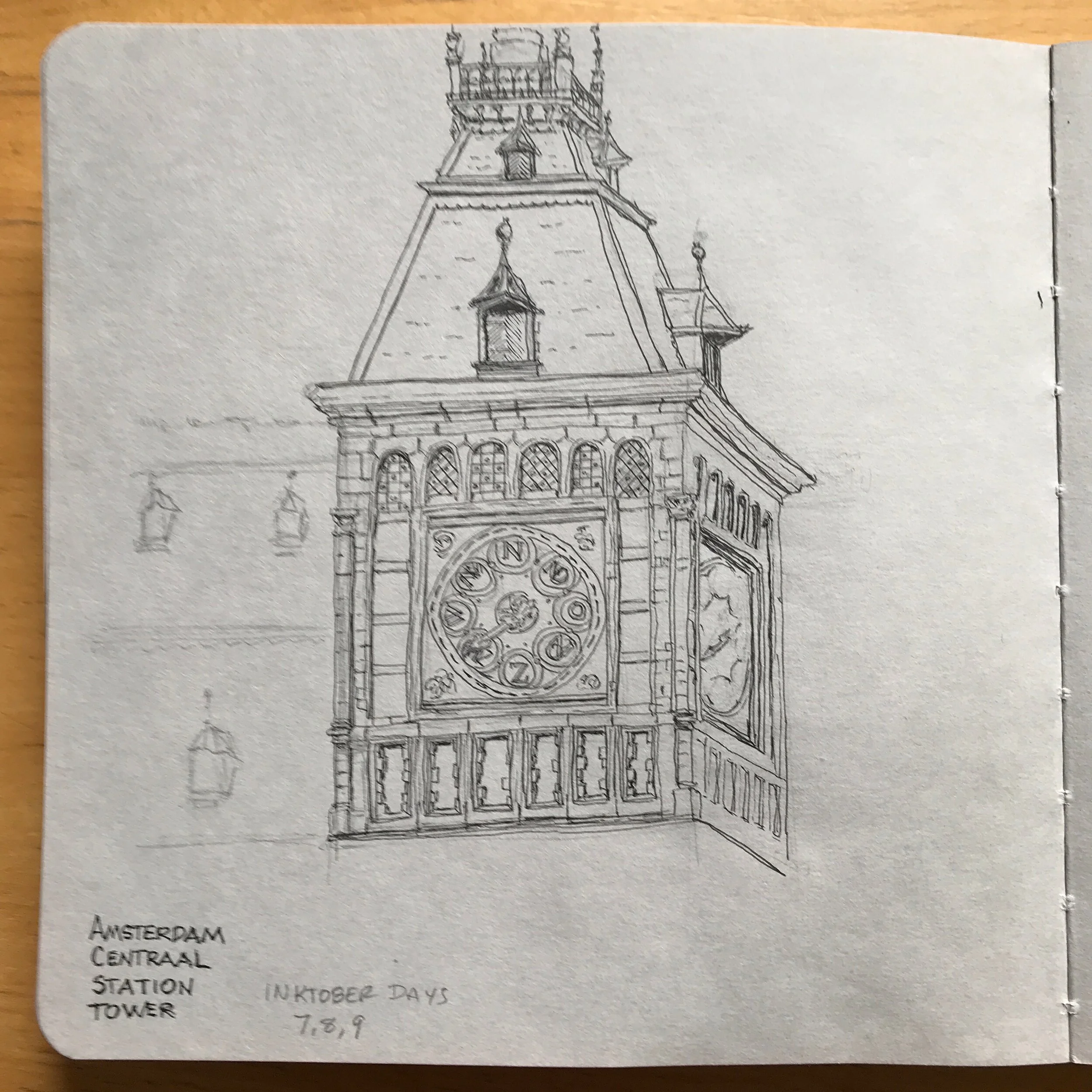 Drawing Amsterdam Dailies, Day 9 - 09 October 2020