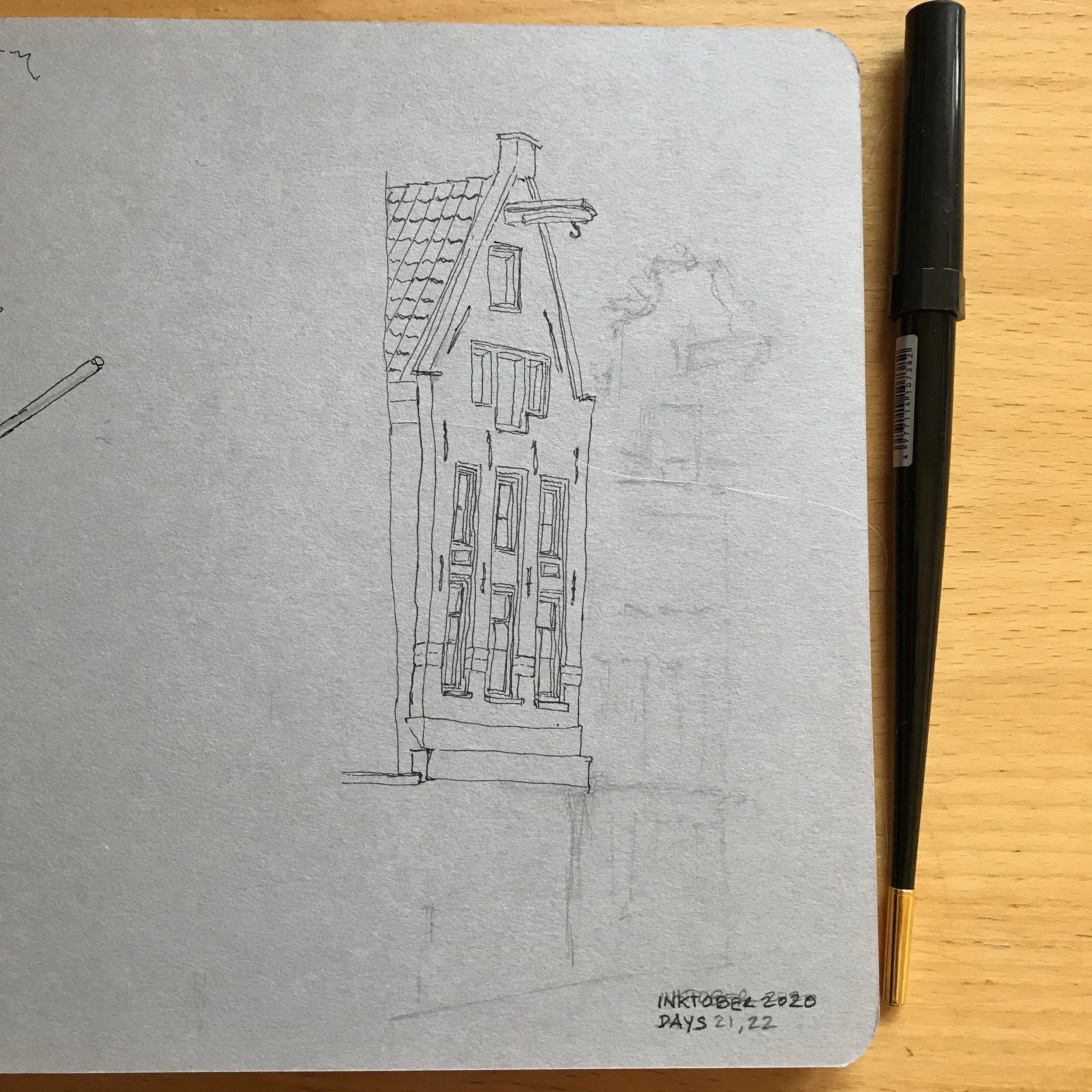 Drawing Amsterdam Dailies, Day 22 - 22 October 2020