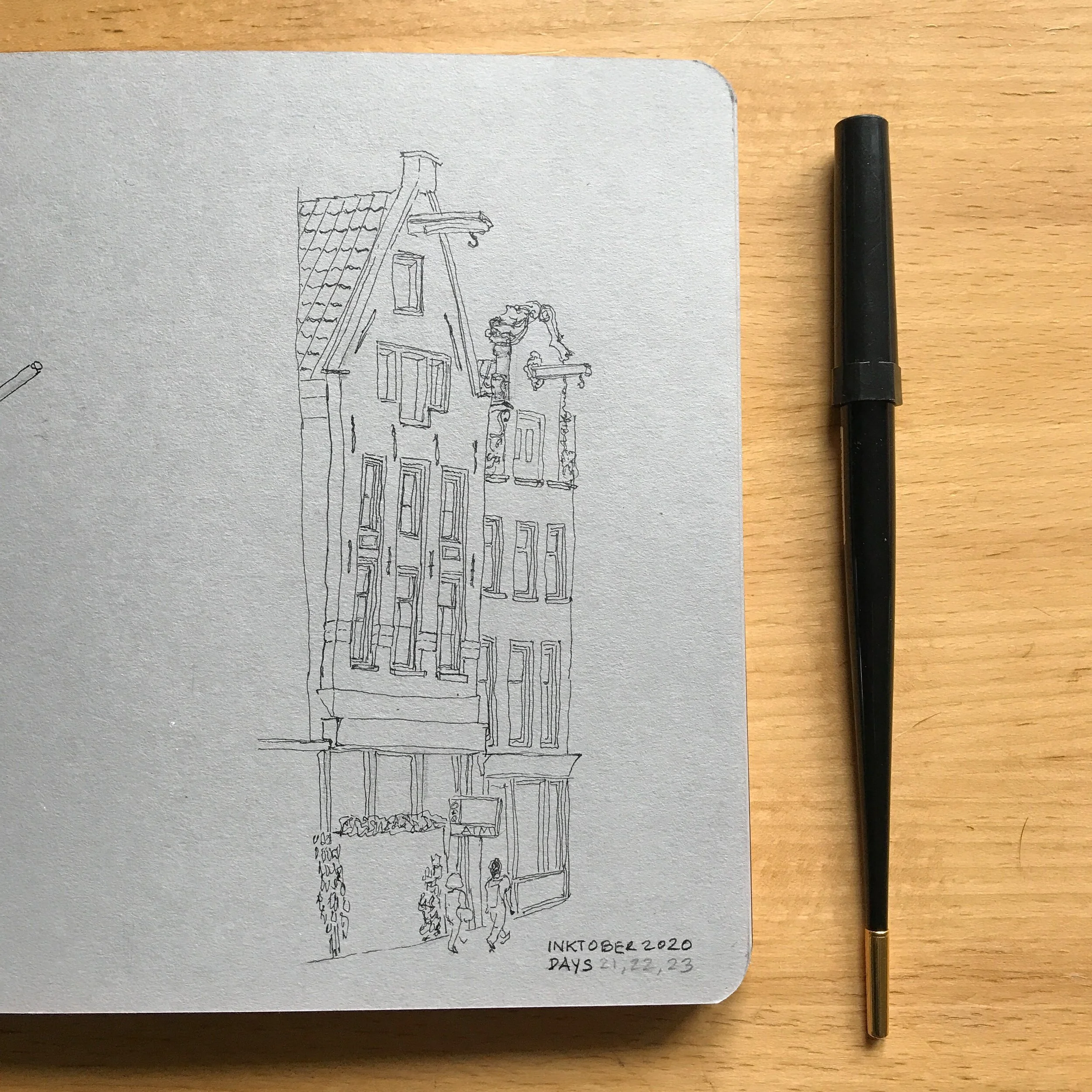Drawing Amsterdam Dailies, Day 23 - 23 October 2020
