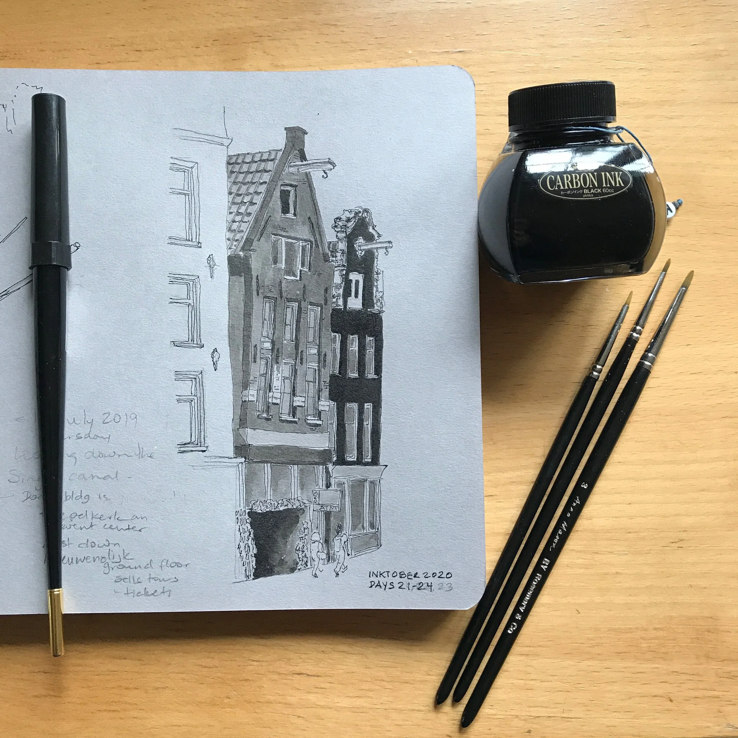 Drawing Amsterdam Dailies, Day 24 - 24 October 2020