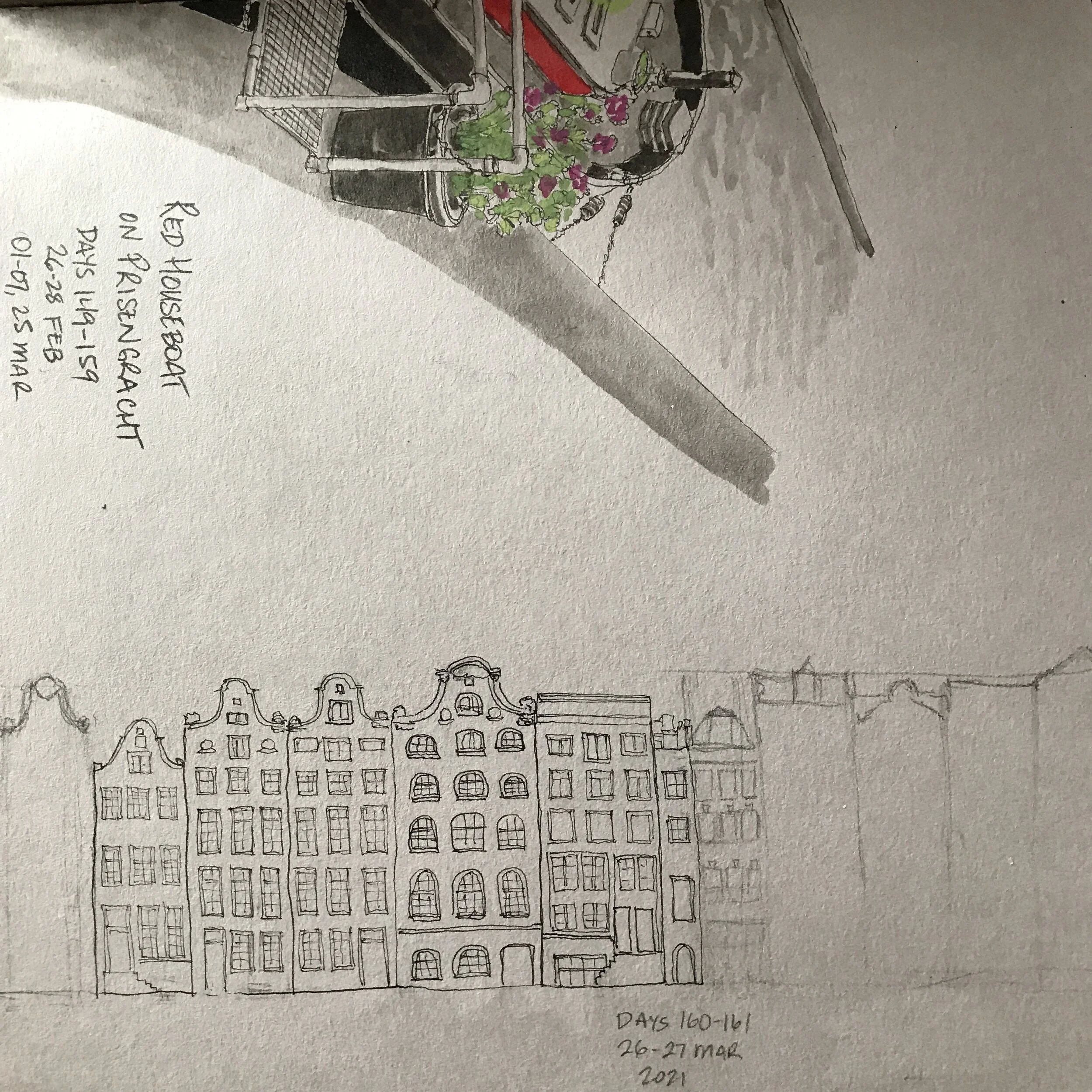 Drawing Amsterdam Dailies, Day 161 - 27 March 2021