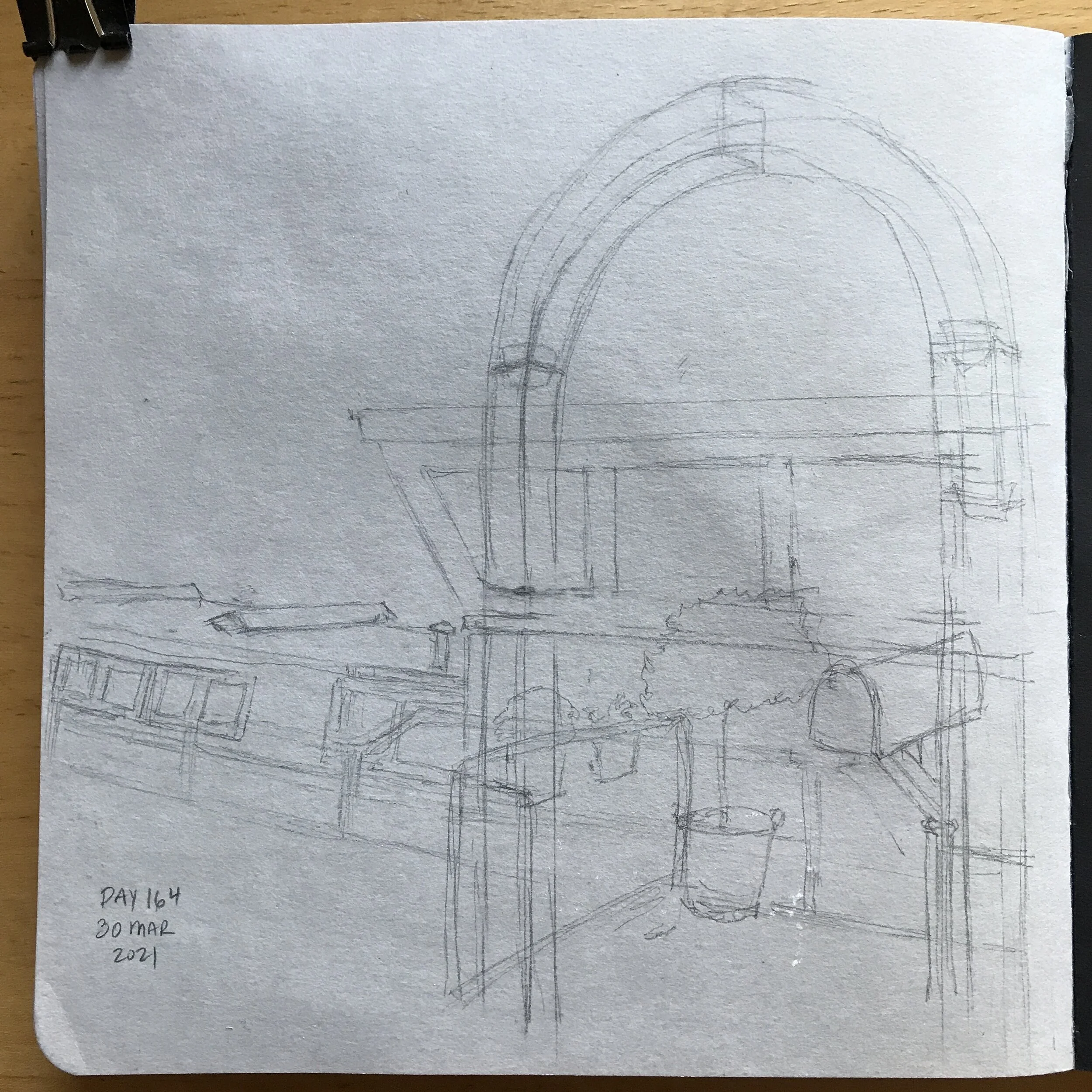 Drawing Amsterdam Dailies, Day 164 - March 30, 2021