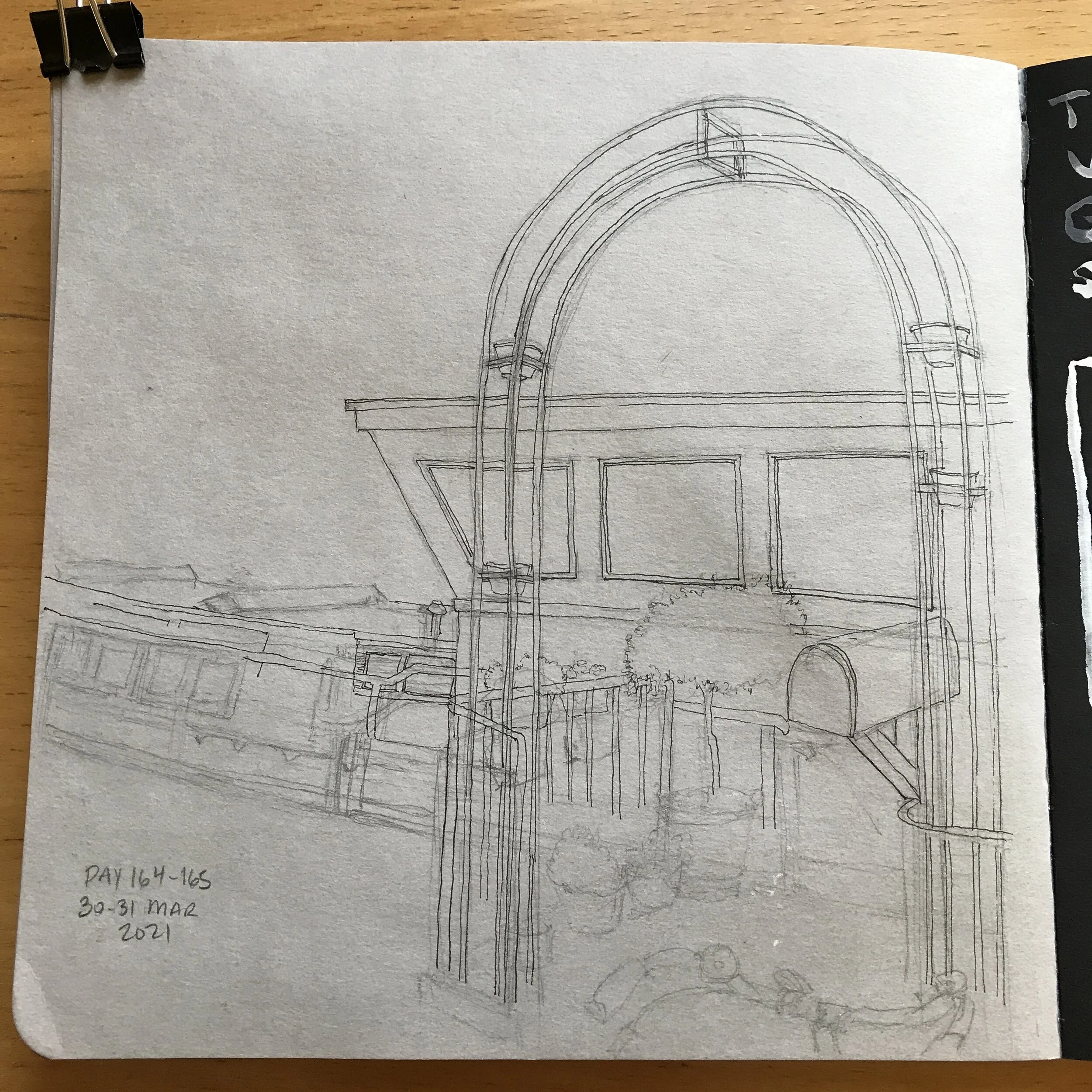 Drawing Amsterdam Dailies, Day 165 - March 31, 2021