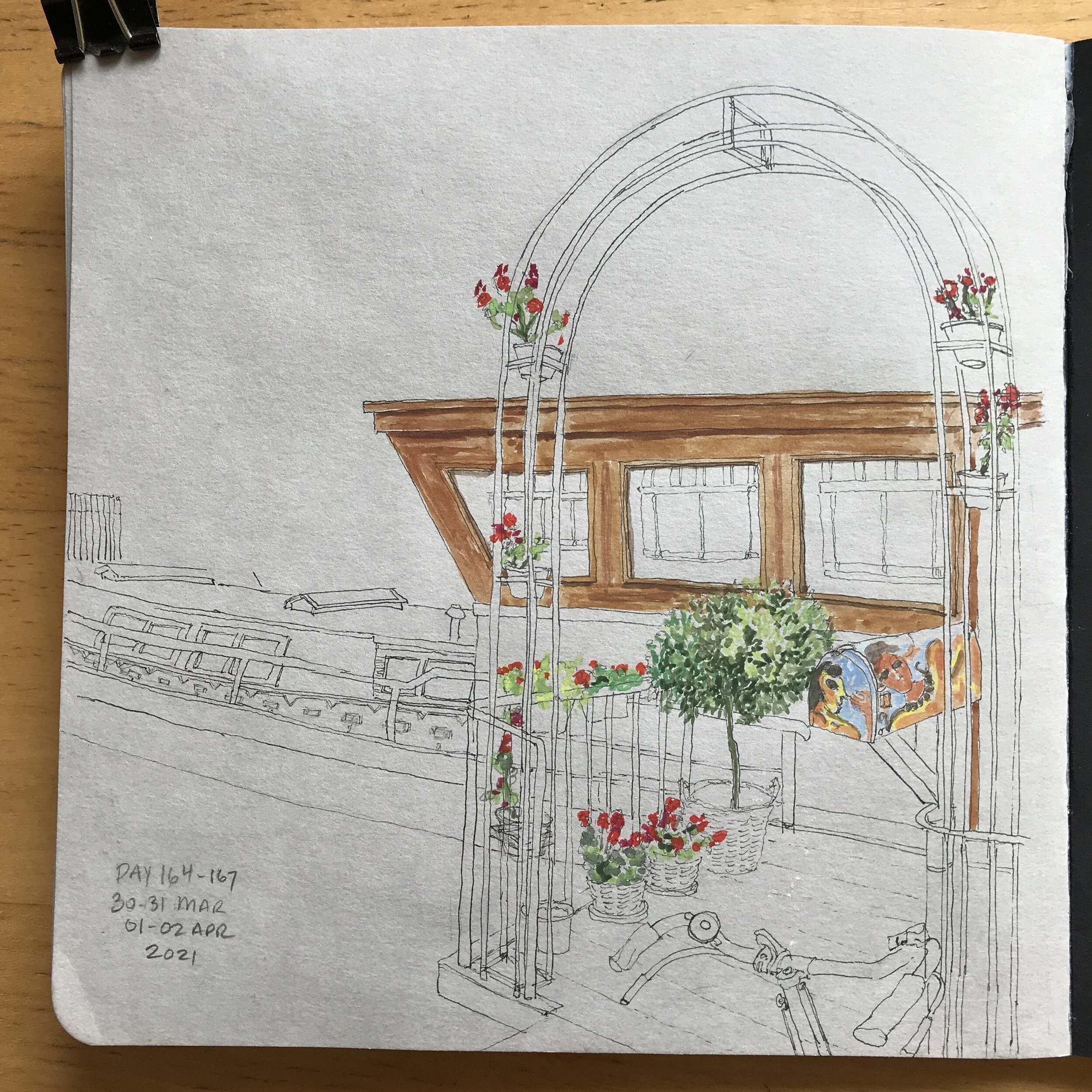 Drawing Amsterdam Dailies, Day 167 - 02 April 2021