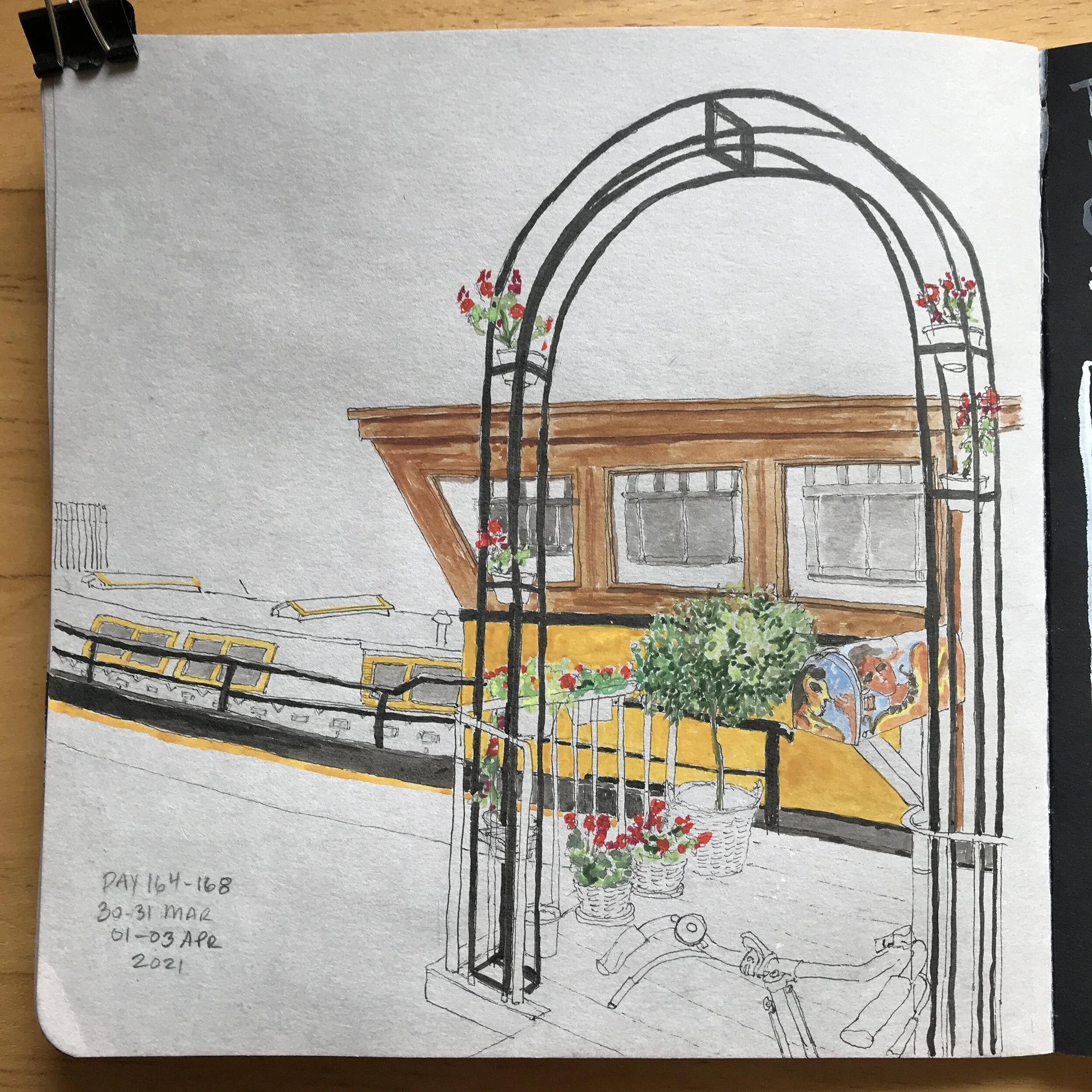 Drawing Amsterdam Dailies, Day 168 - 03 April 2021