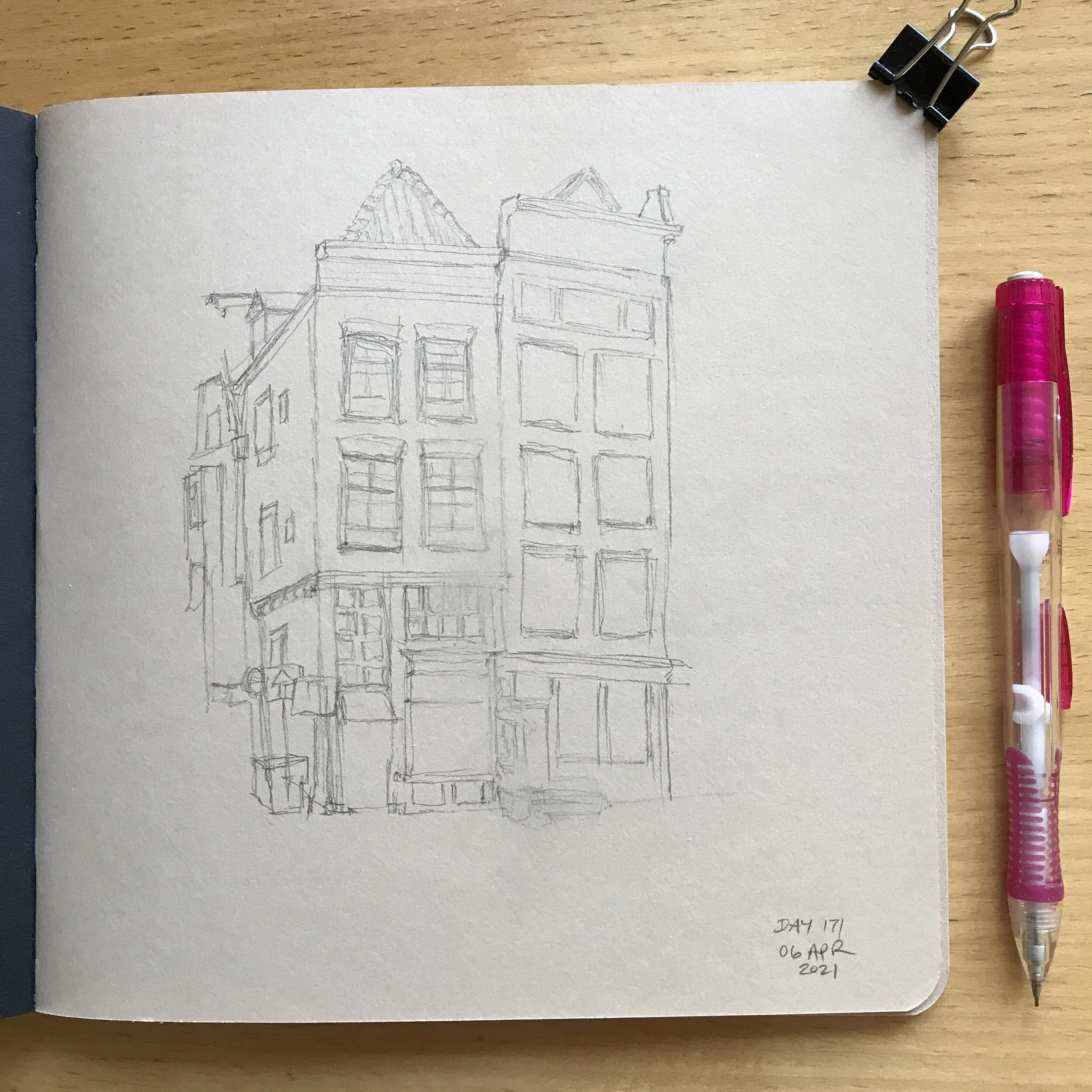 Drawing Amsterdam Dailies, Day 171 - 06 April 2021