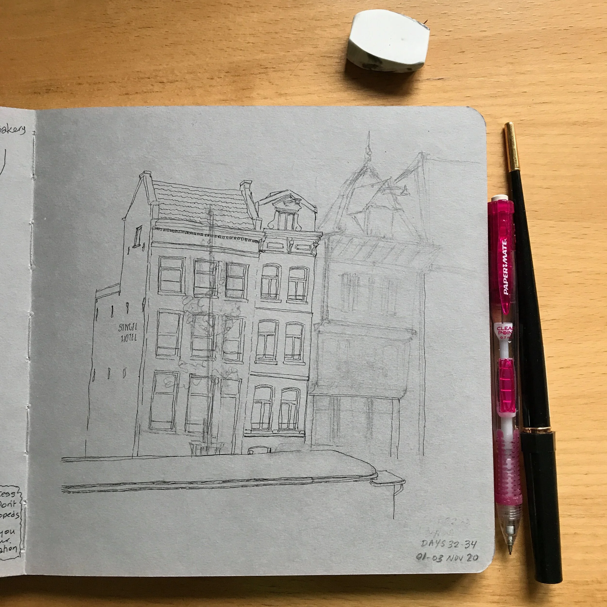Drawing Amsterdam Dailies, Day 34 - 03 November 2020