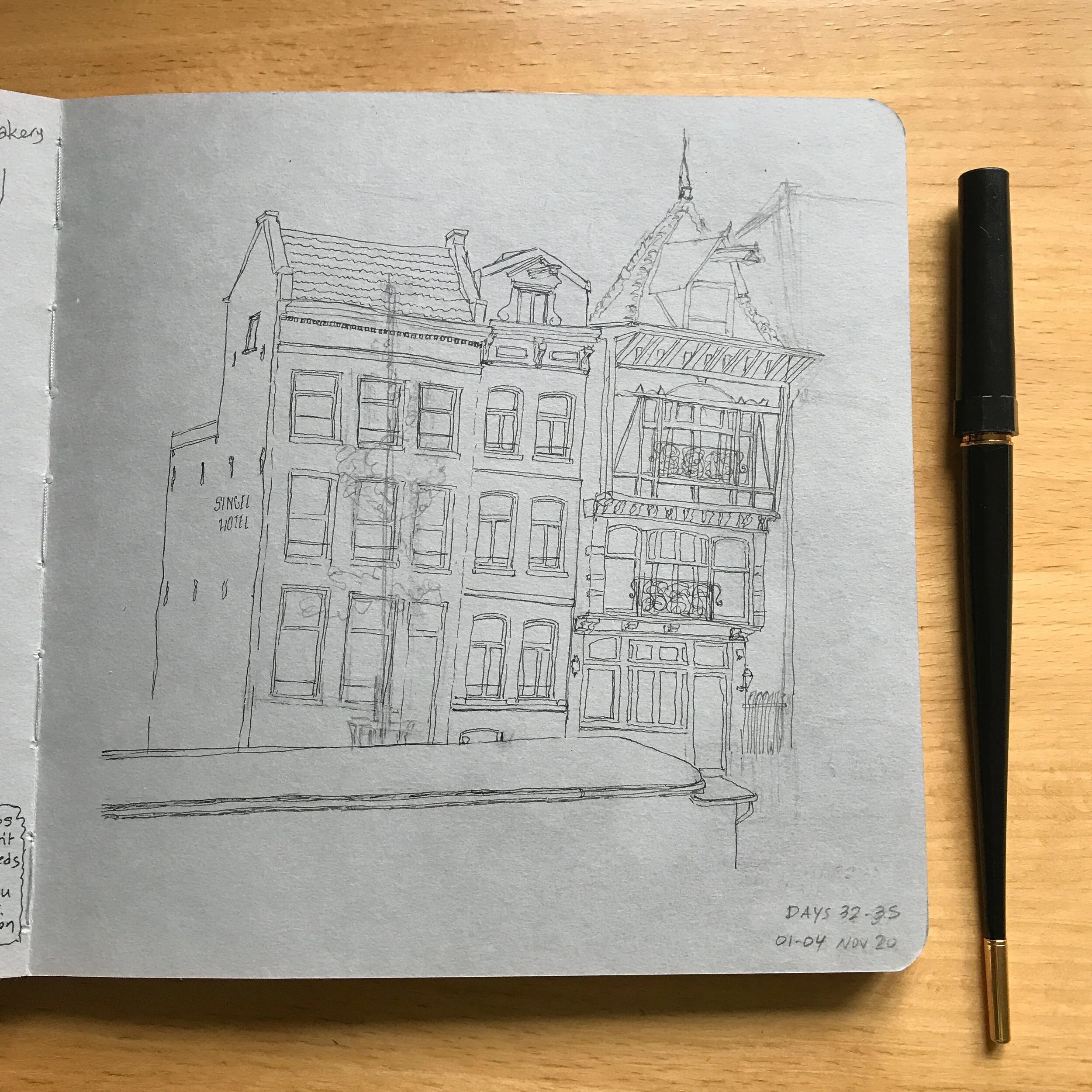 Drawing Amsterdam Dailies, Day 35 - 04 November 2020