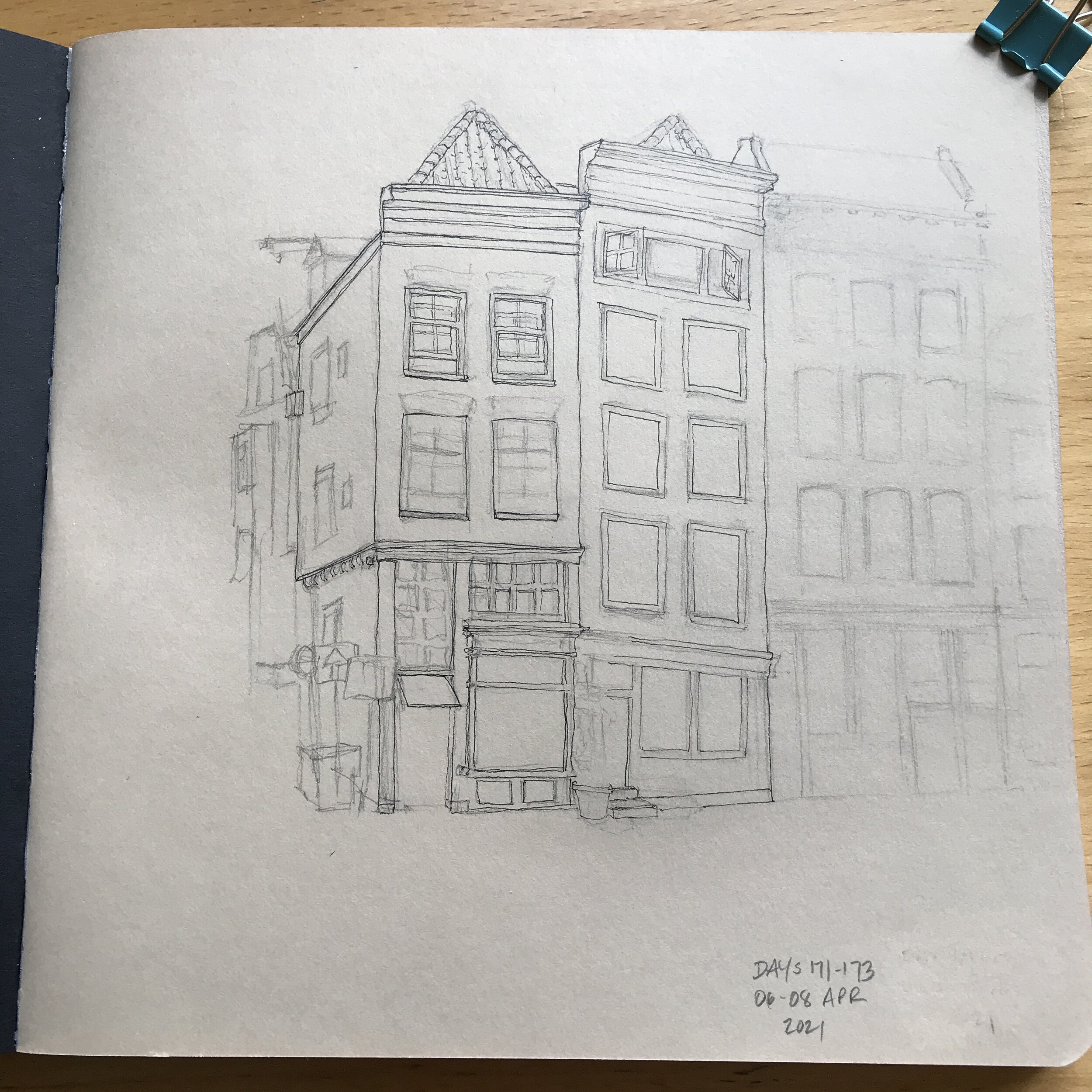 Drawing Amsterdam Dailies, Day 173 - 08 April 2021