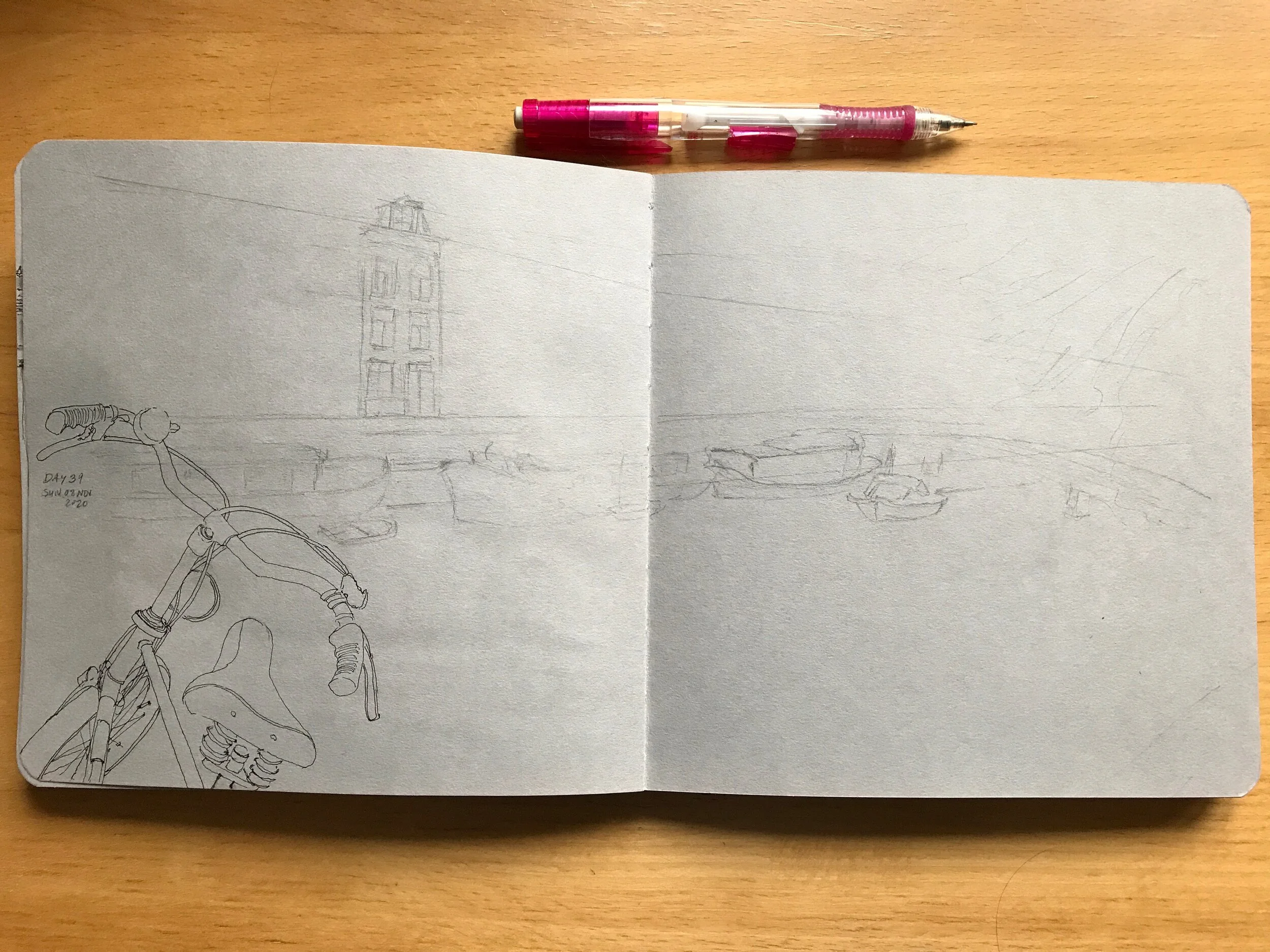 Drawing Amsterdam Dailies, Day 40 - 09 November 2020