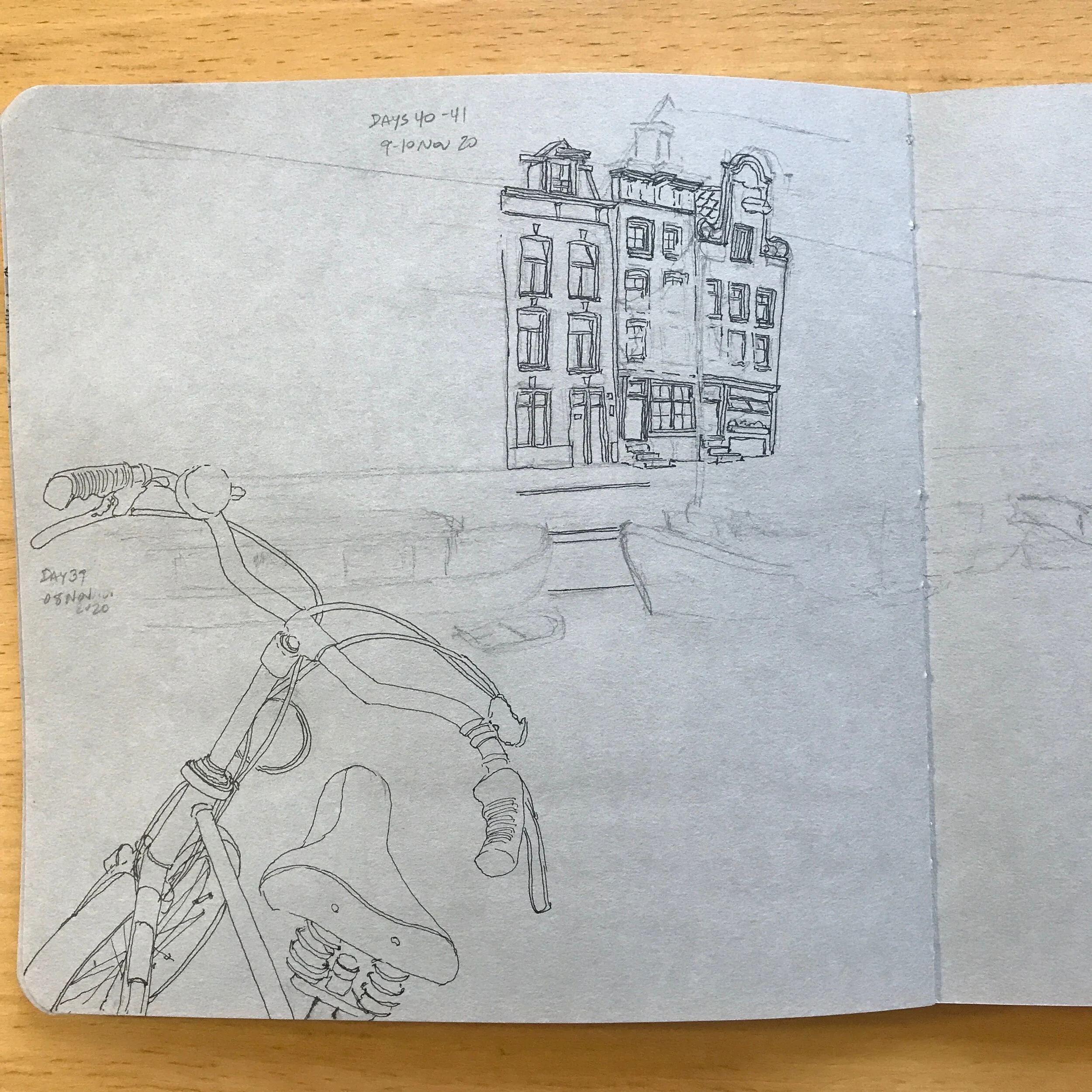 Drawing Amsterdam Dailies, Day 41 - 10 November 2020