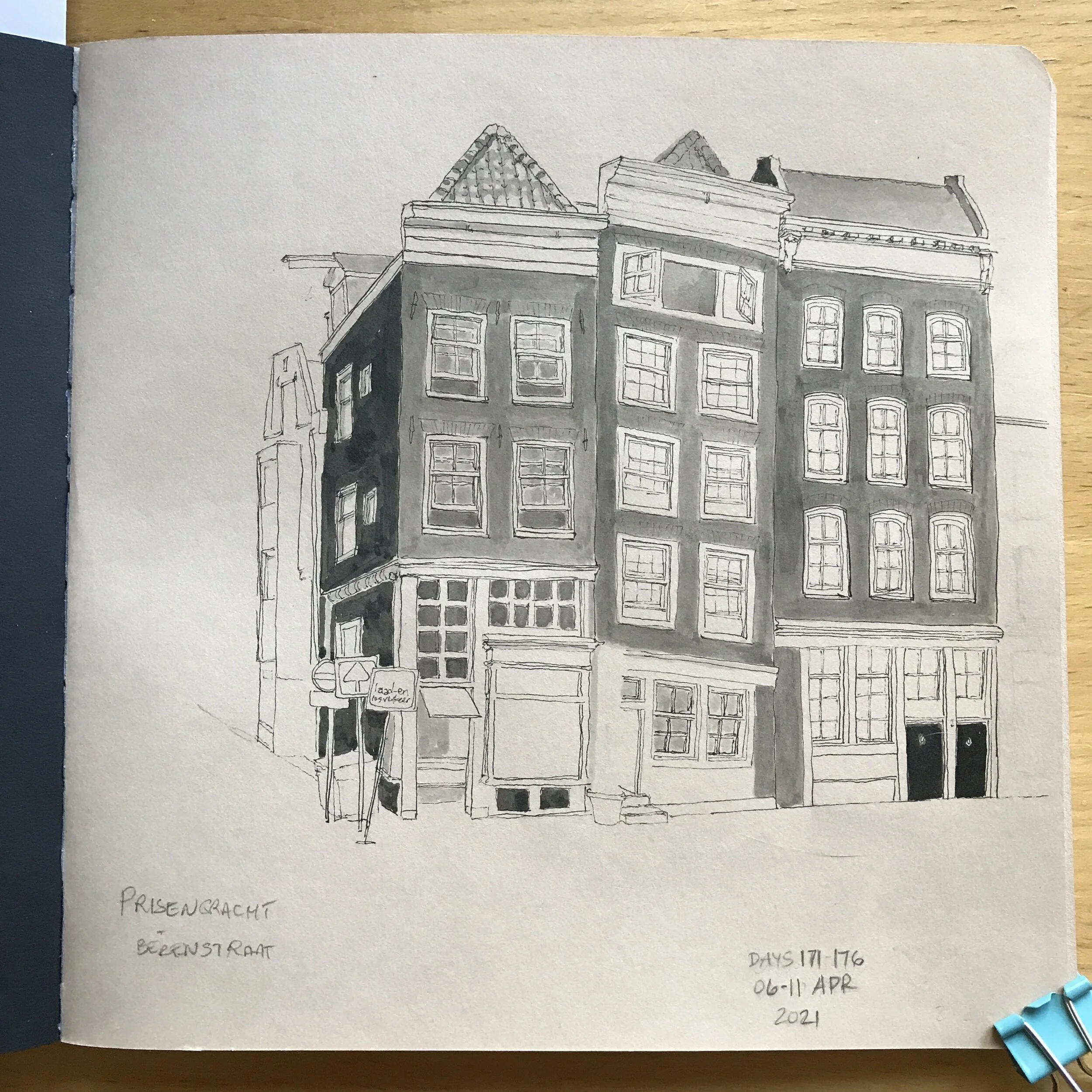 Drawing Amsterdam Dailies, Day 176 - 11 April 2021