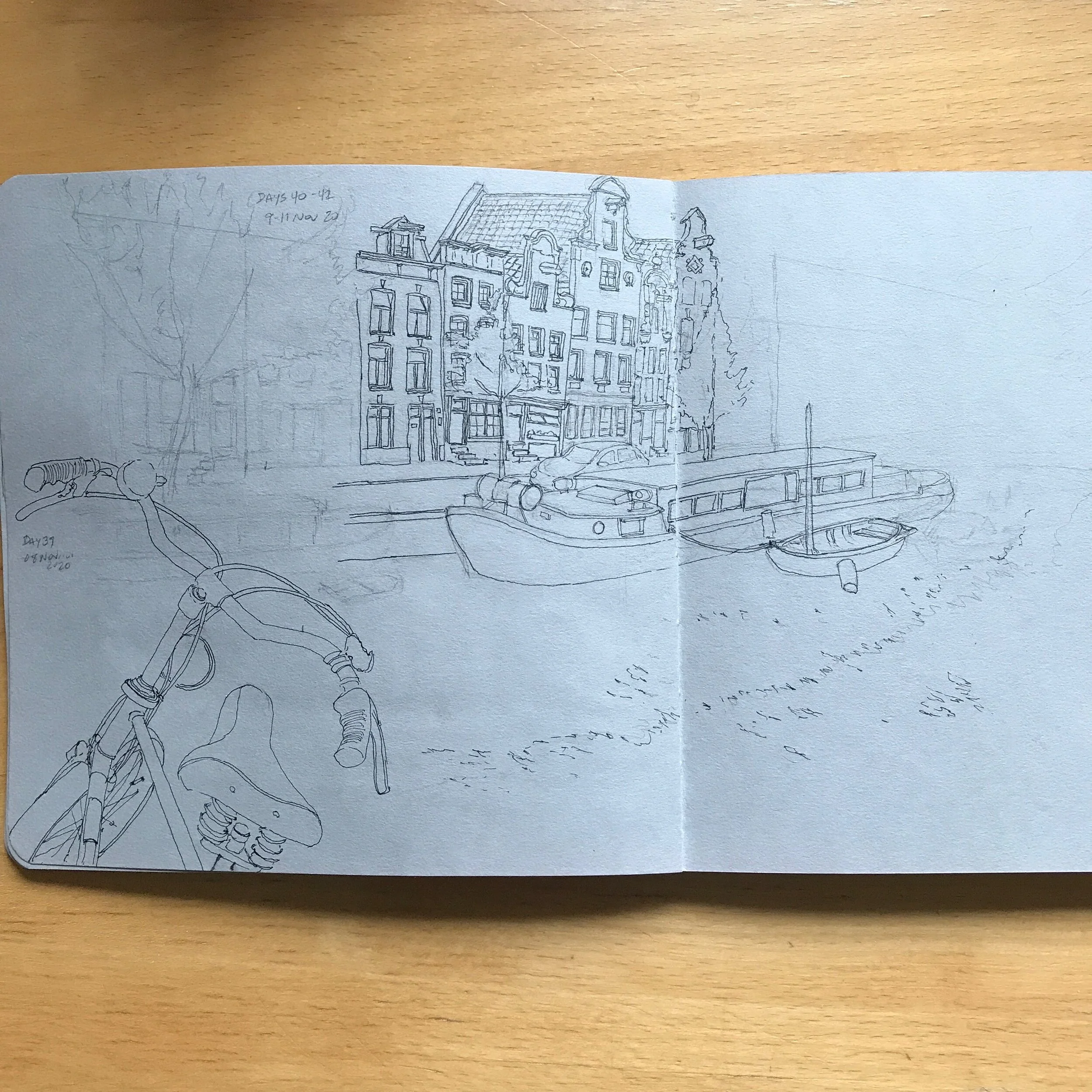 Drawing Amsterdam Dailies, Day 43 - 12 November 2020