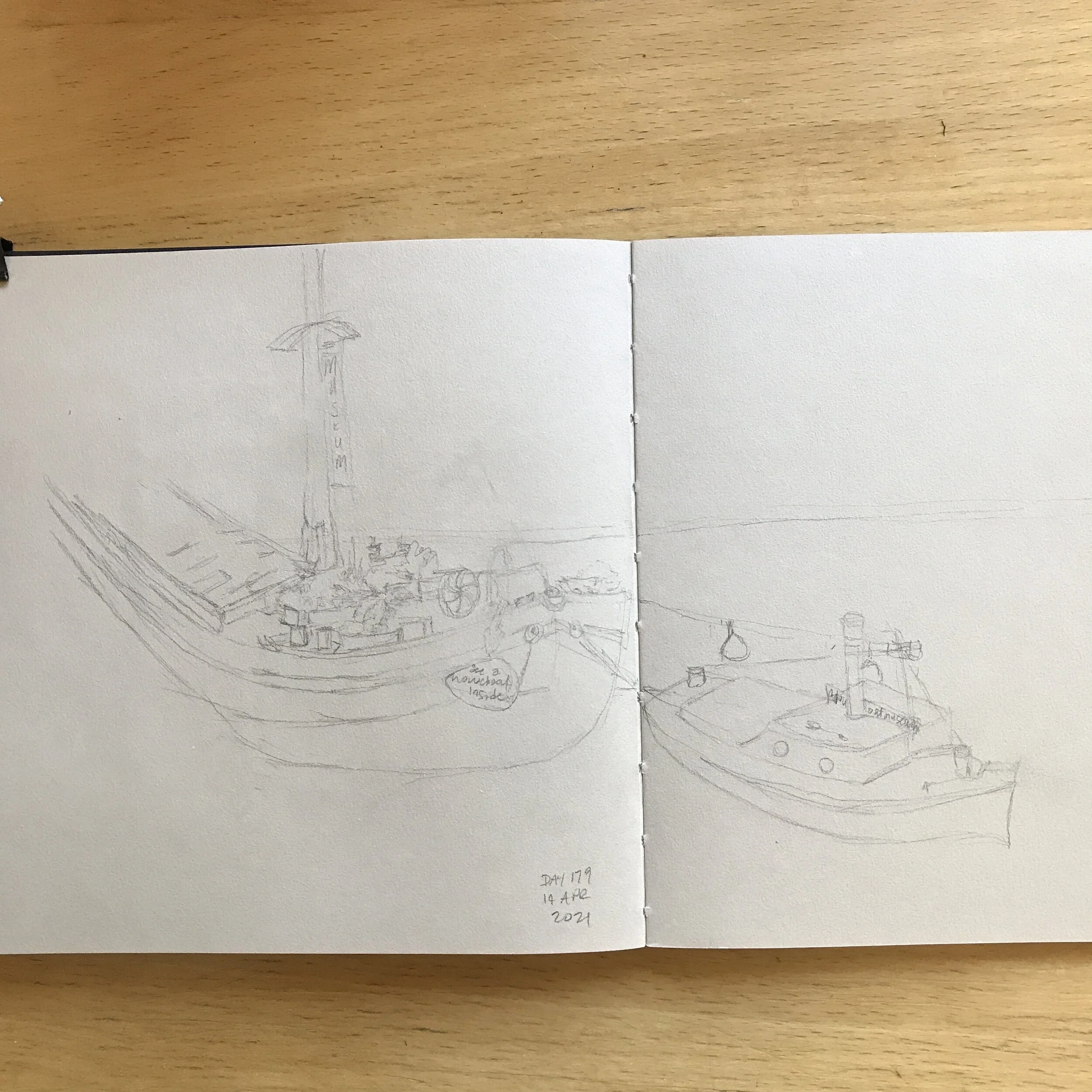 Drawing Amsterdam Dailies, Day 179 - 14 April 2021