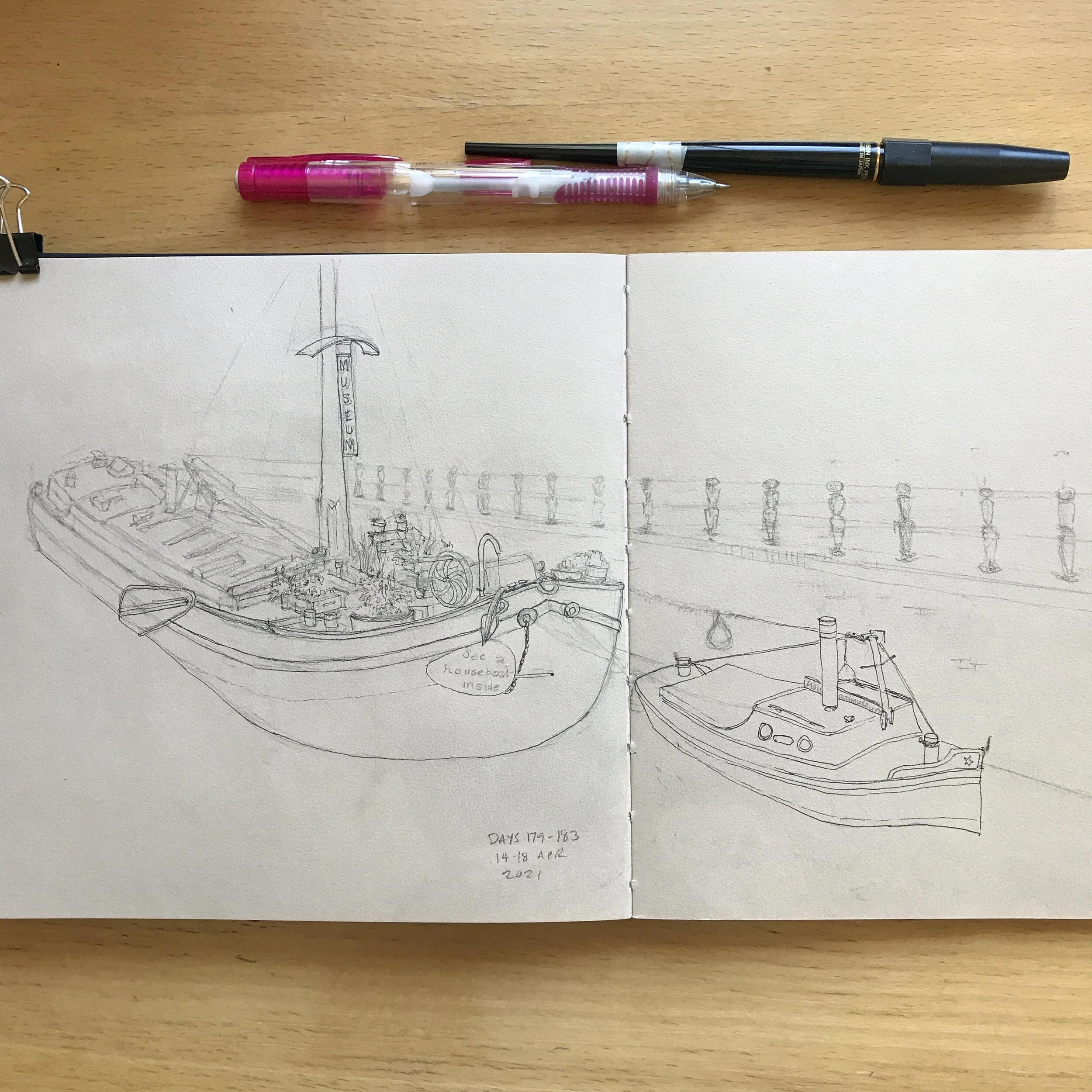 Drawing Amsterdam Dailies, Day 183 - 18 April 2021