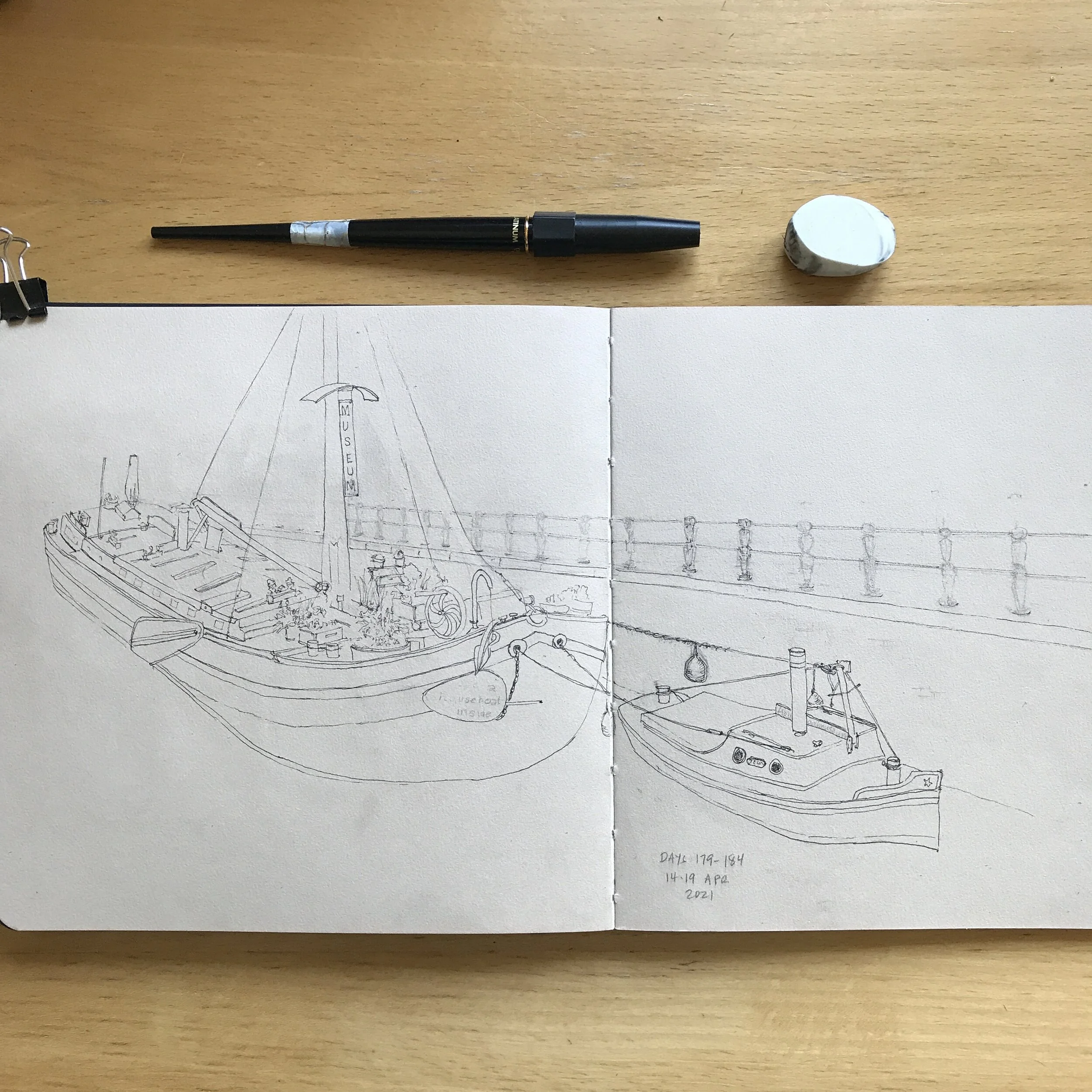 Drawing Amsterdam Dailies, Day 184 - 19 April 2021