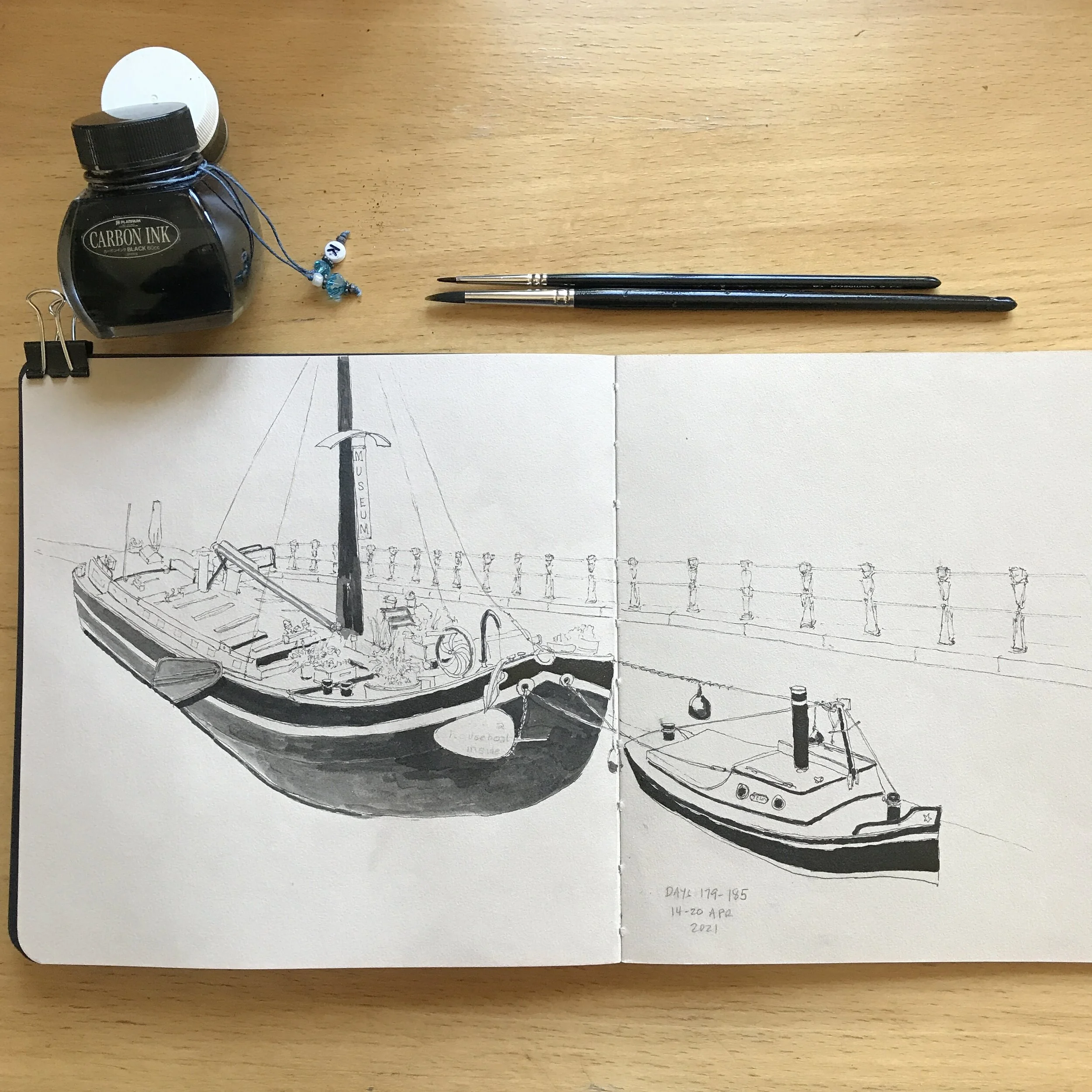 Drawing Amsterdam Dailies, Day 185 - 20 April 2021