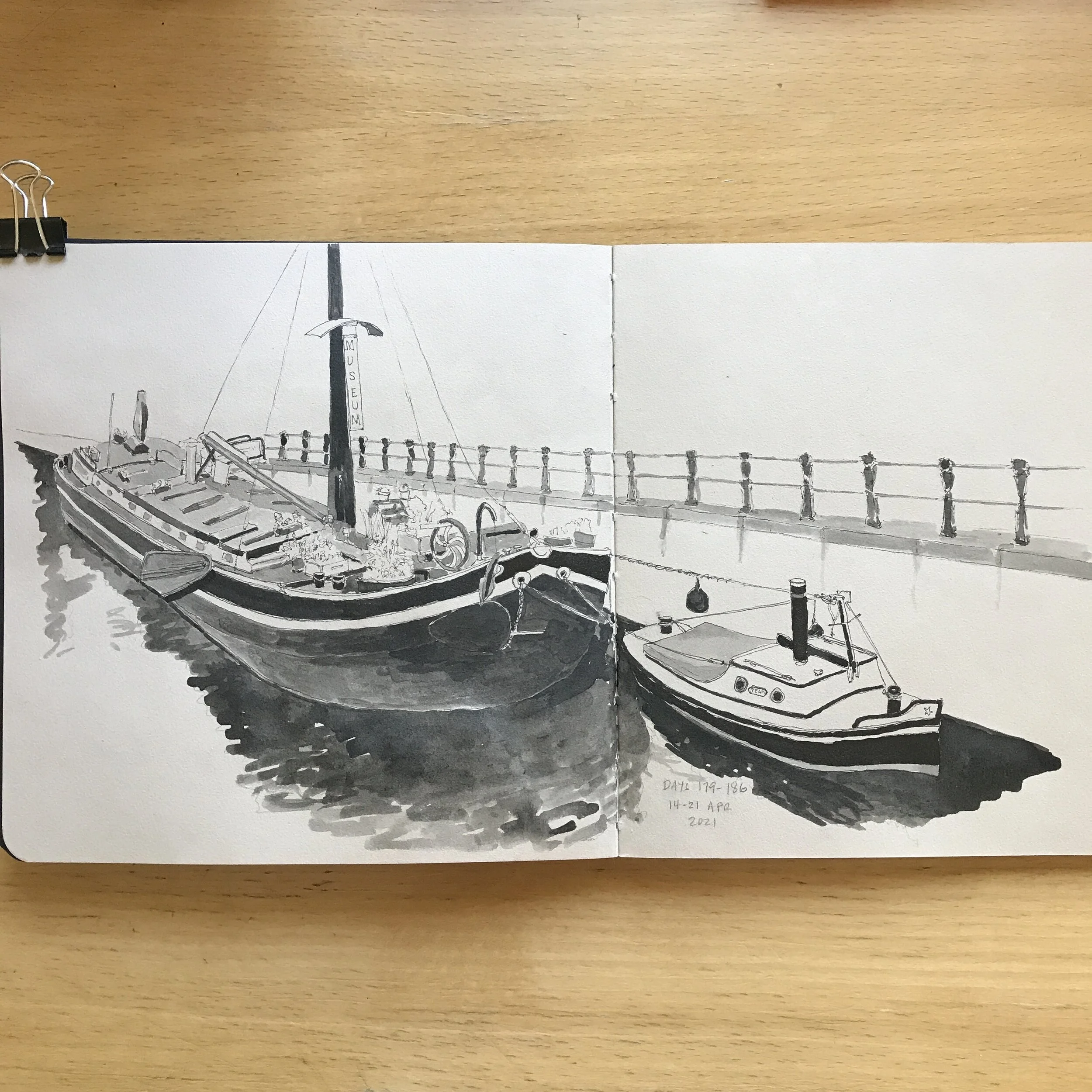 Drawing Amsterdam Dailies, Day 186 - 21 April 2021
