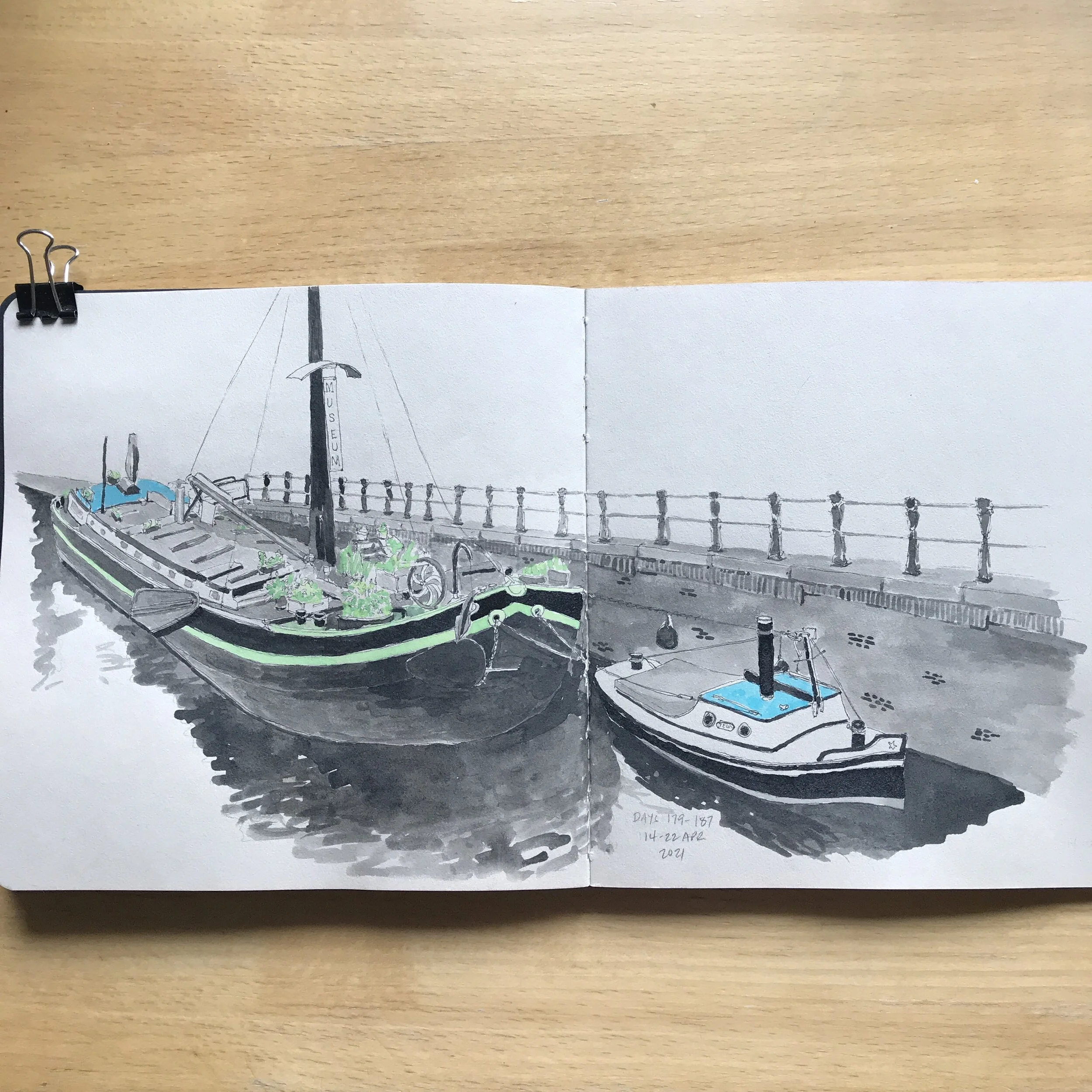 Drawing Amsterdam Dailies, Day 187 - 22 April 2021