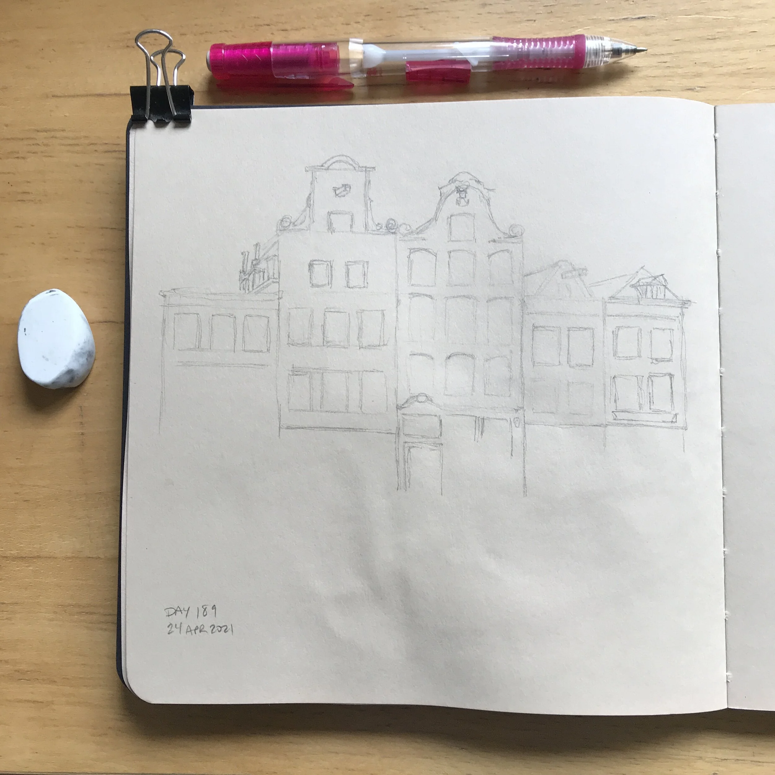 Drawing Amsterdam Dailies, Day 189 - 24 April 2021