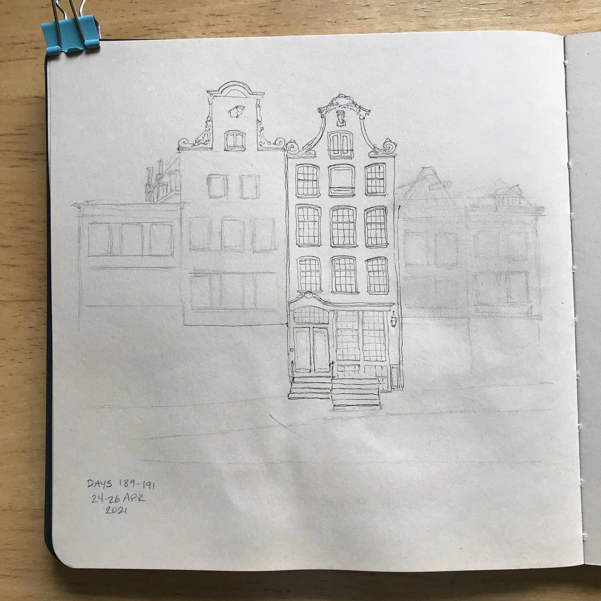 Drawing Amsterdam Dailies, Day 191 - 26 April 2021