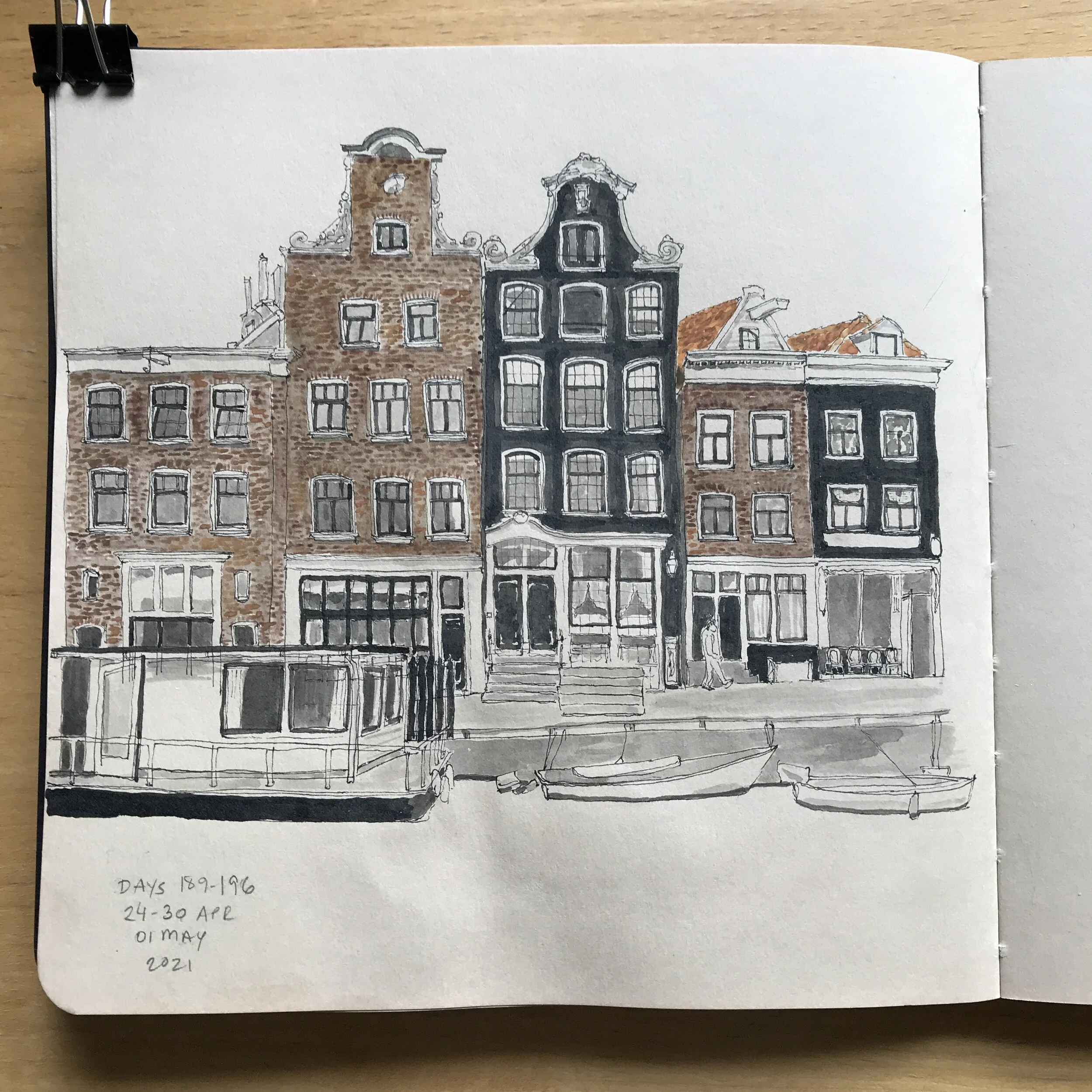 Drawing Amsterdam Dailies, Day 196 - 01 May 2021