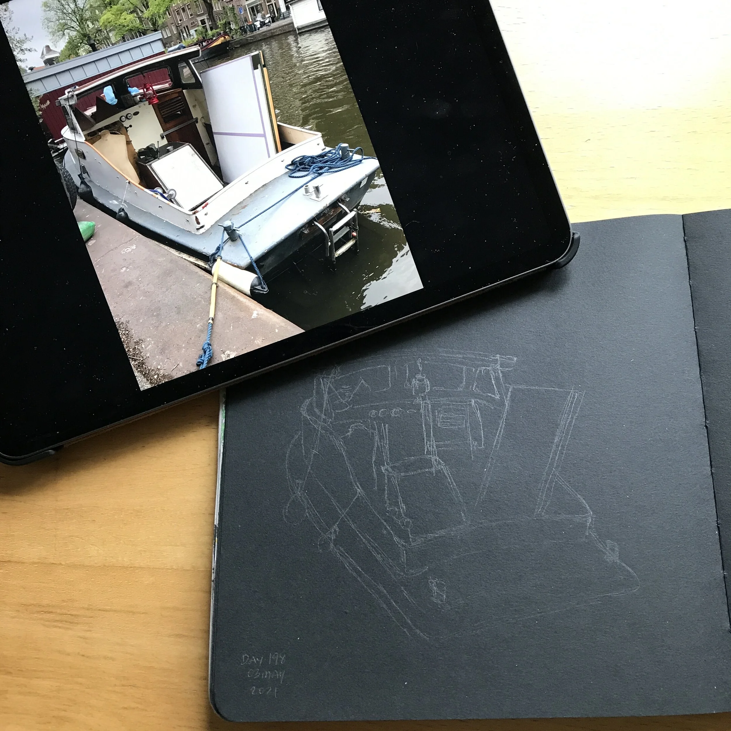 Drawing Amsterdam Dailies, Day 198 - 03 May 2021