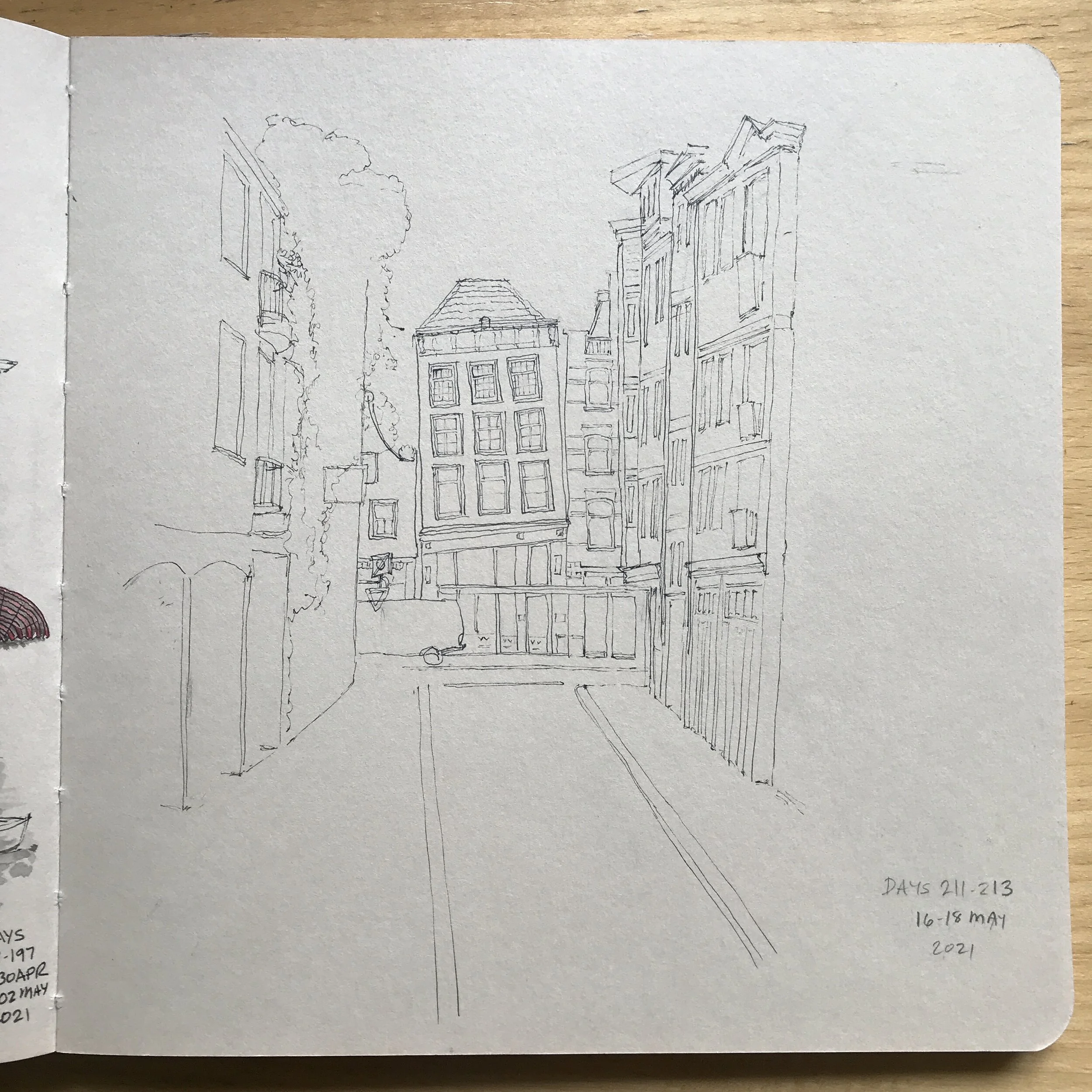 Drawing Amsterdam Dailies, Day 213 - 18 May 2021
