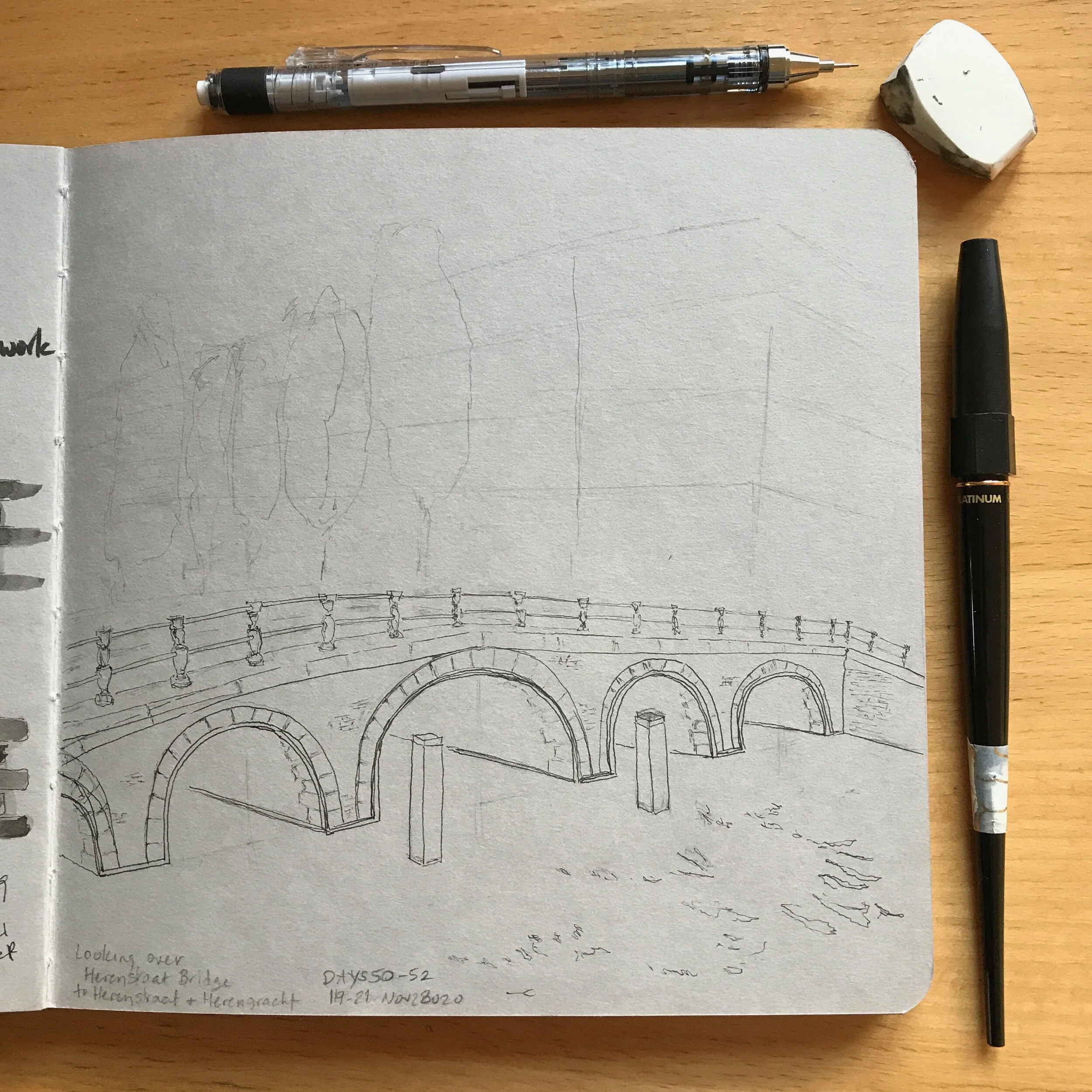 Drawing Amsterdam Dailies, Day 52 - 21 November 2020