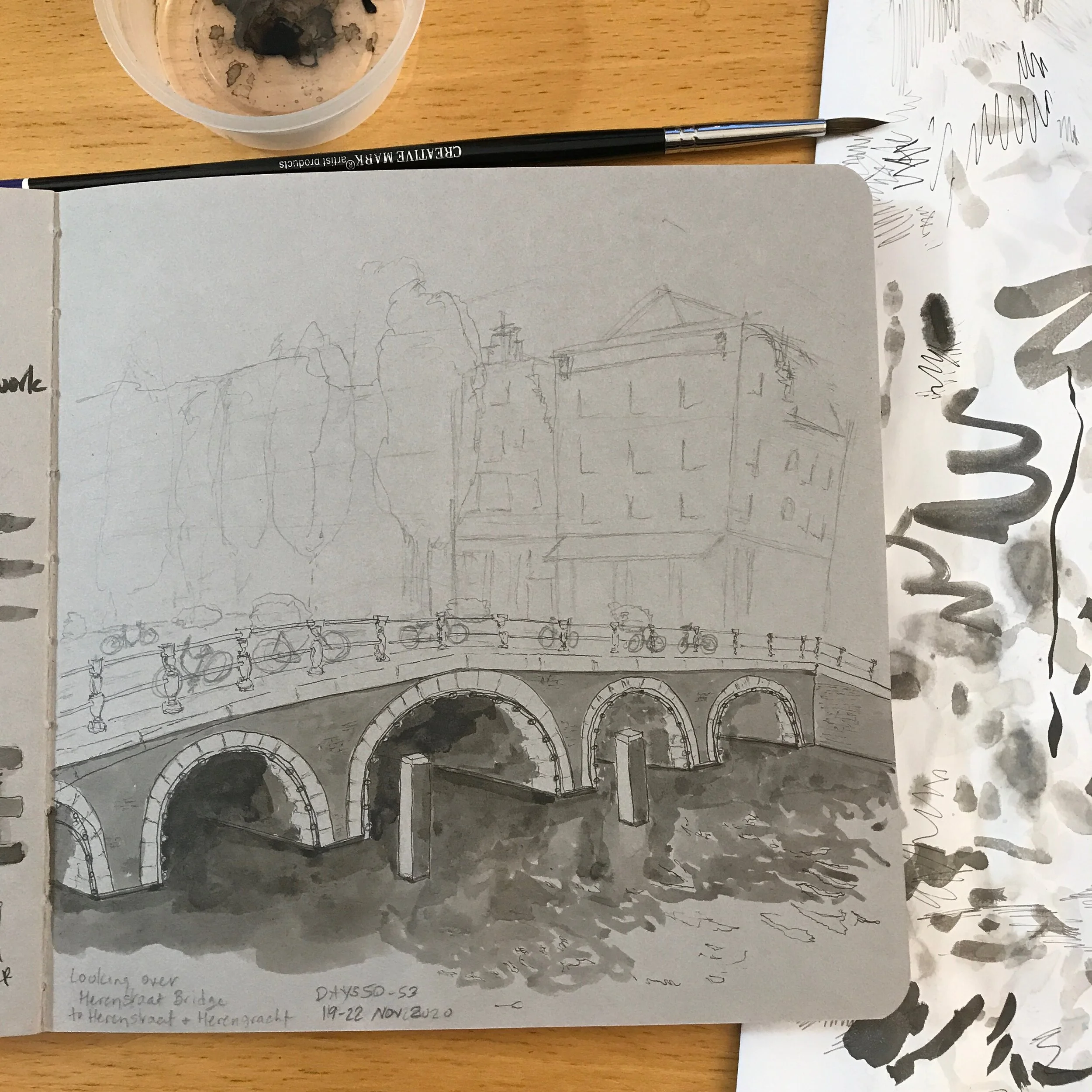 Drawing Amsterdam Dailies, Day 53 - 22 November 2020