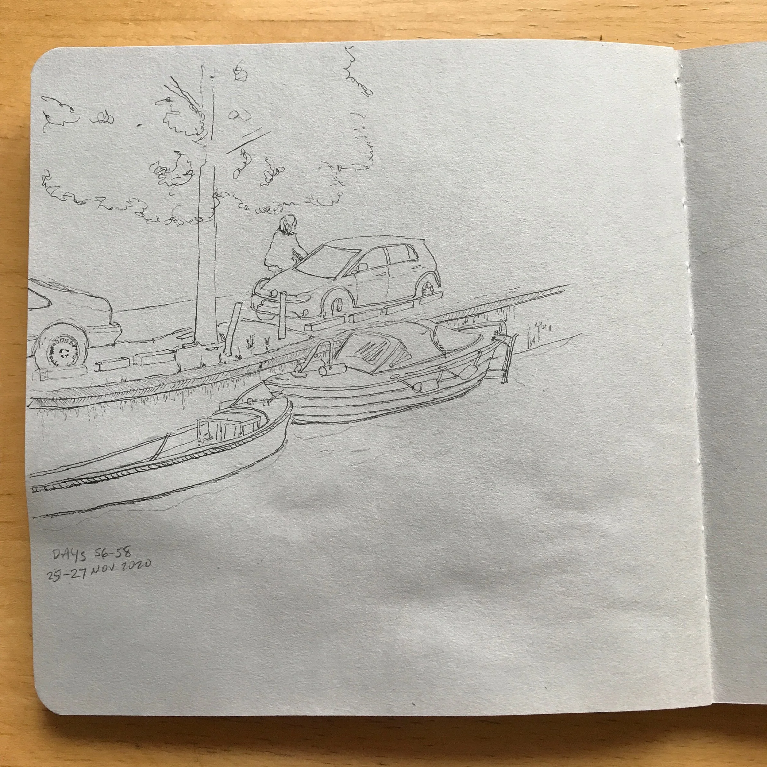 Drawing Amsterdam Dailies, Day 58 - 27 November 2020