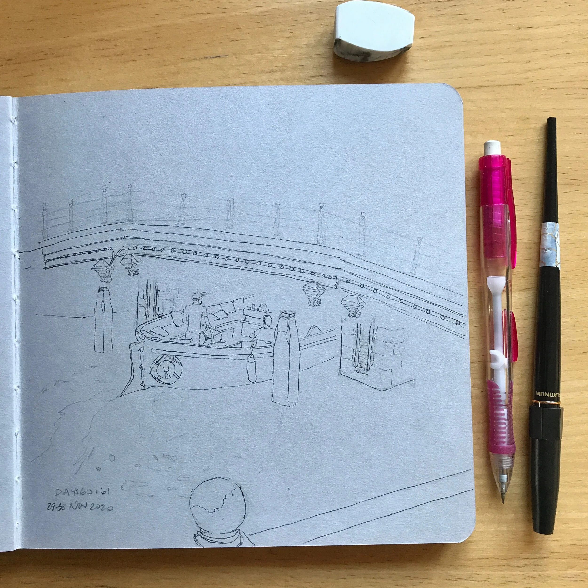 Drawing Amsterdam Dailies, Day 61 - 30 November 2020