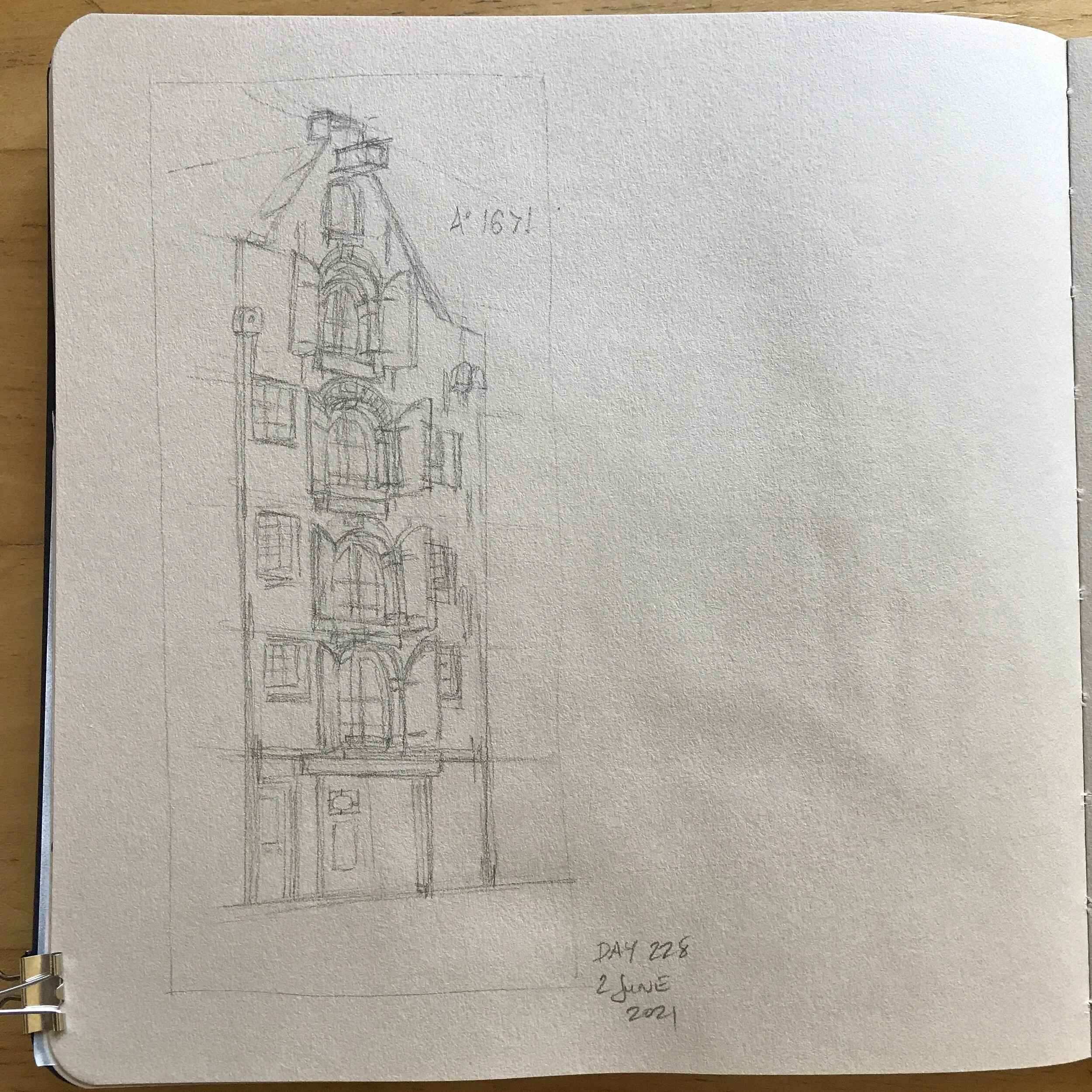 Drawing Amsterdam Dailies, Day 228 - 02 June 2021