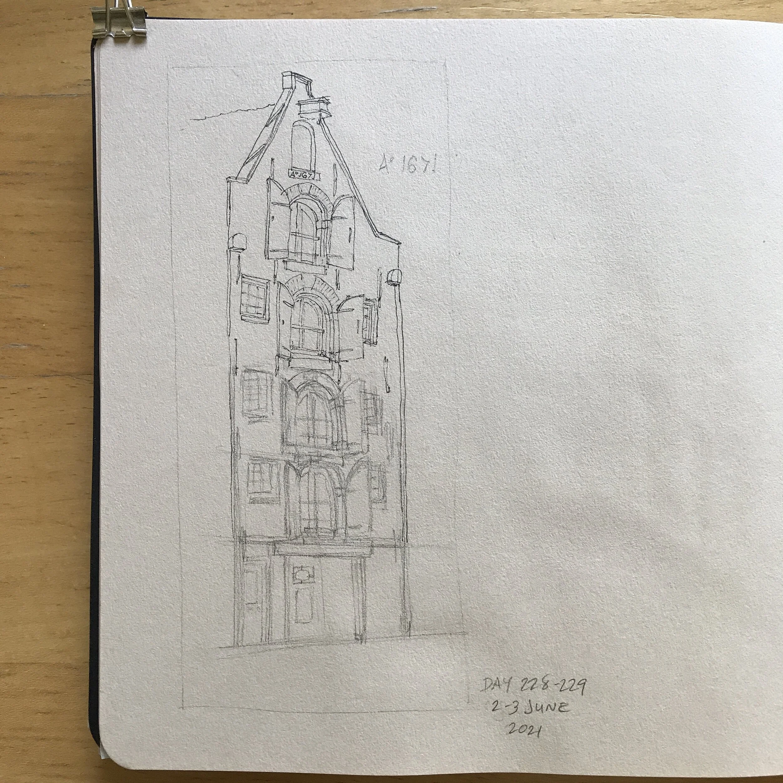 Drawing Amsterdam Dailies, Day 229 - 03 June 2021
