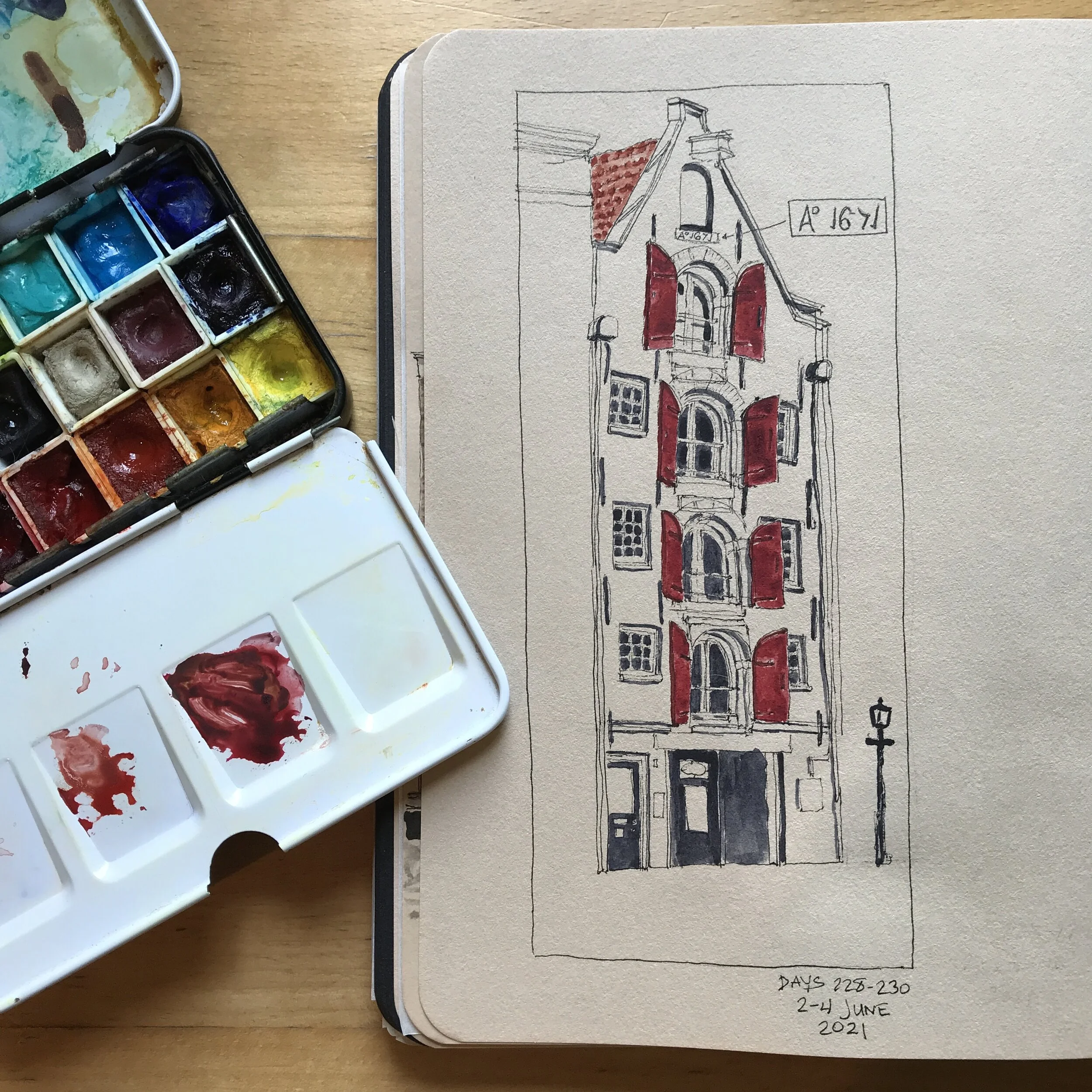Drawing Amsterdam Dailies, Day 230 - 04 June 2021