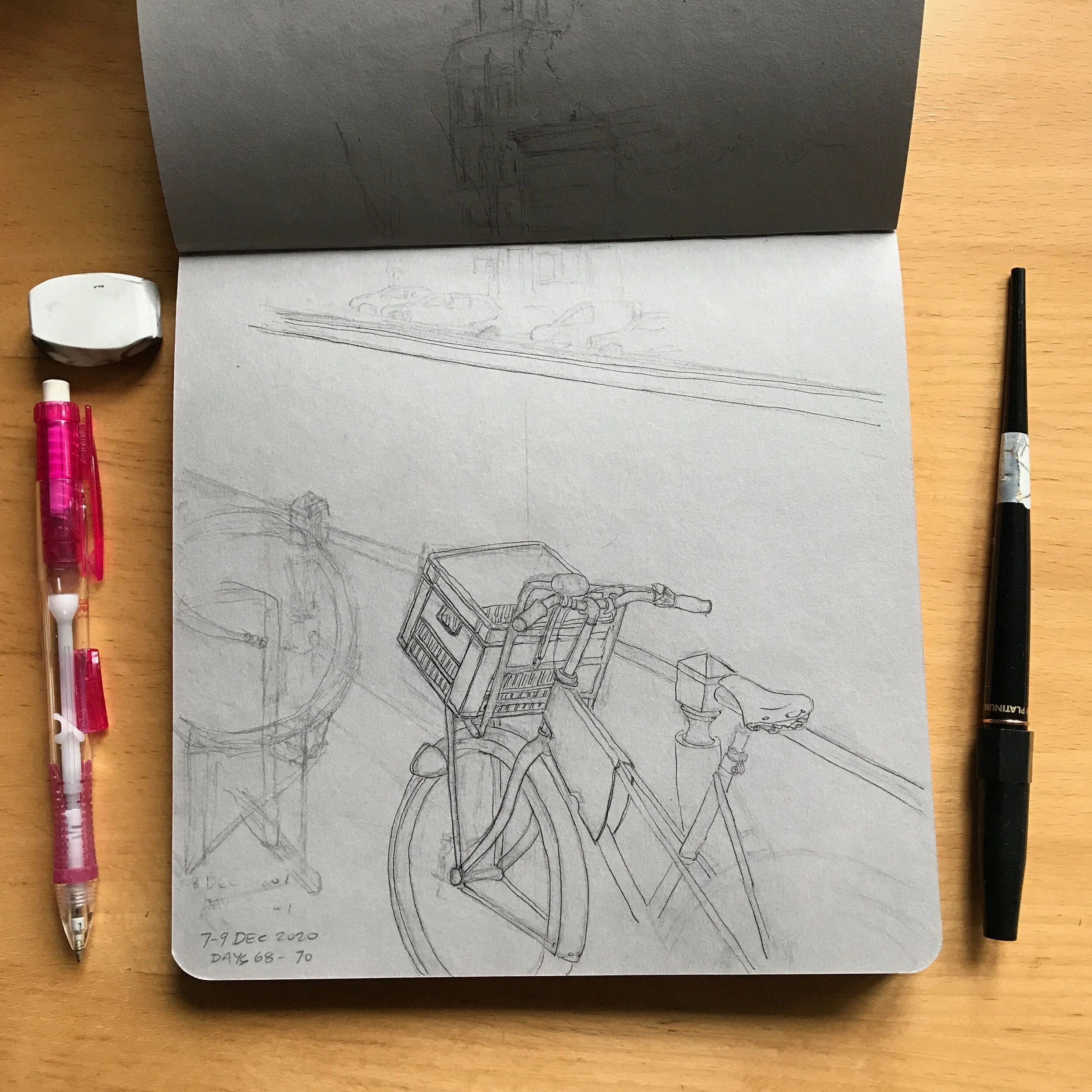 Drawing Amsterdam Dailies, Day 70 - 09 December 2020