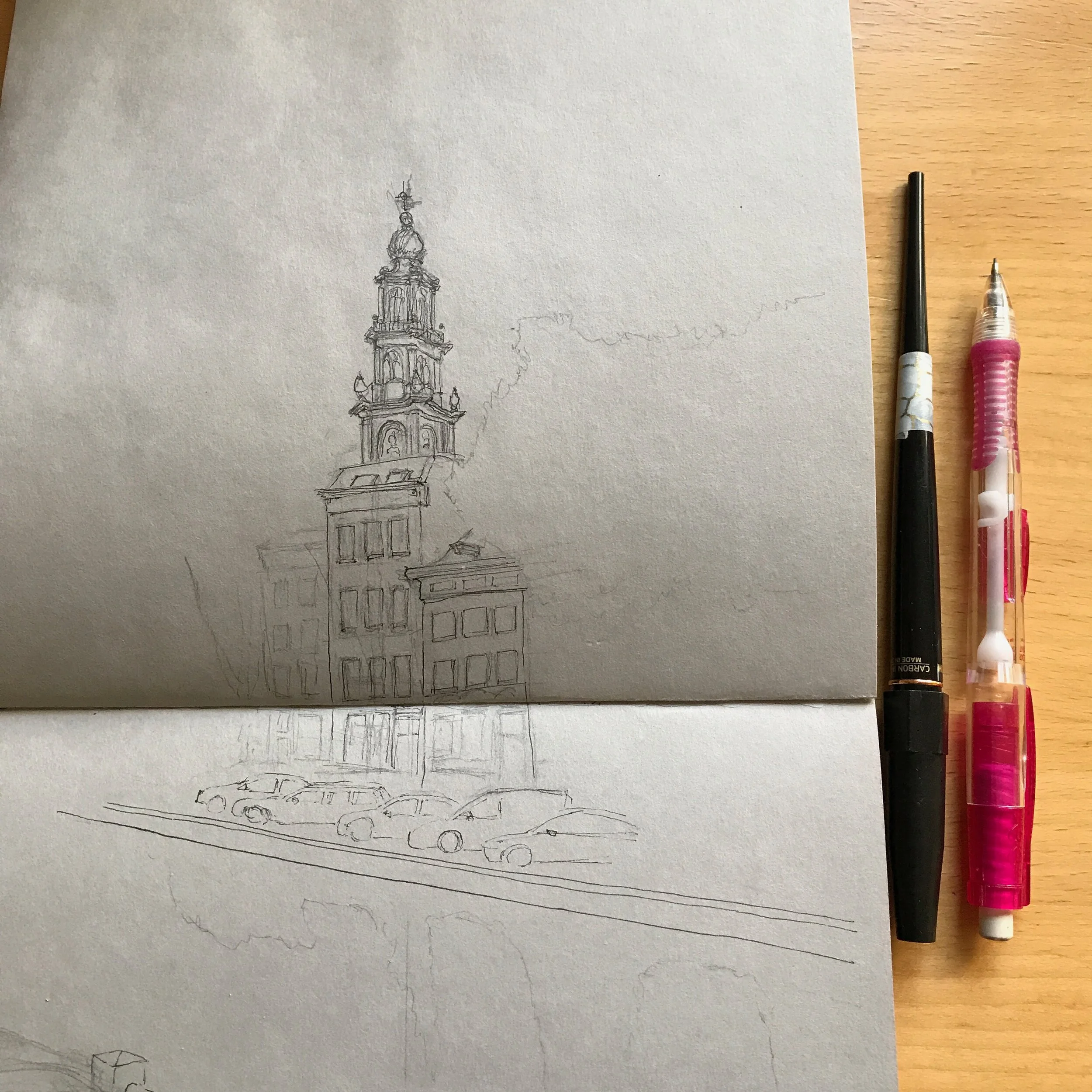 Drawing Amsterdam Dailies, Day 72 - 11 December 2020